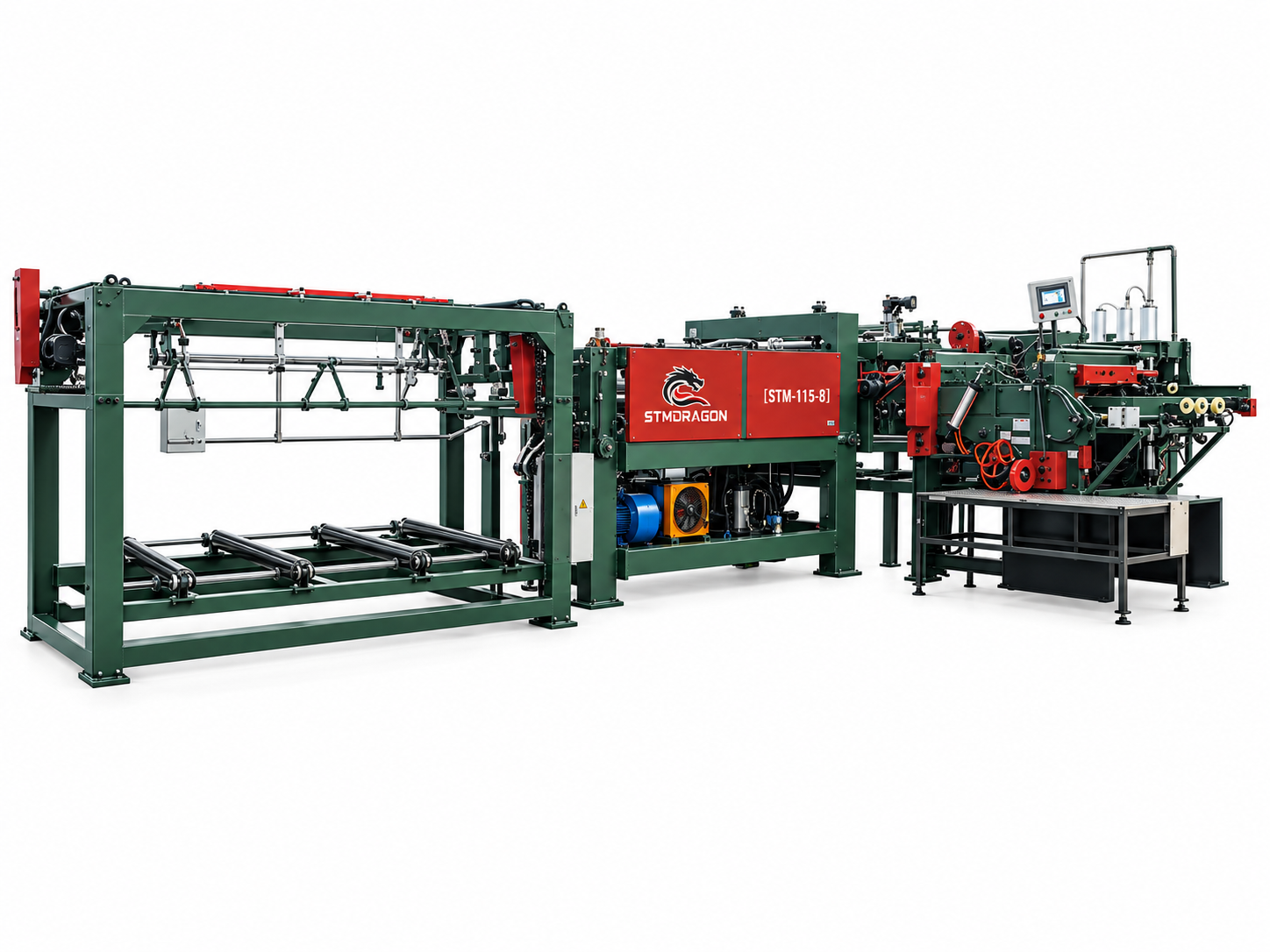 STMDRAGON STM-115-8 L-Type Continuous Plywood Core Veneer Finger Jointing Machine