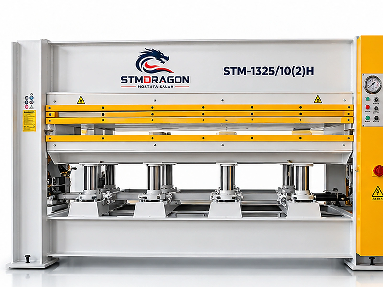 STMDRAGON STM-1325/10(2)H Hydraulic Hot Press J-120T3 – 120 Ton 3 Daylight Lamination Press