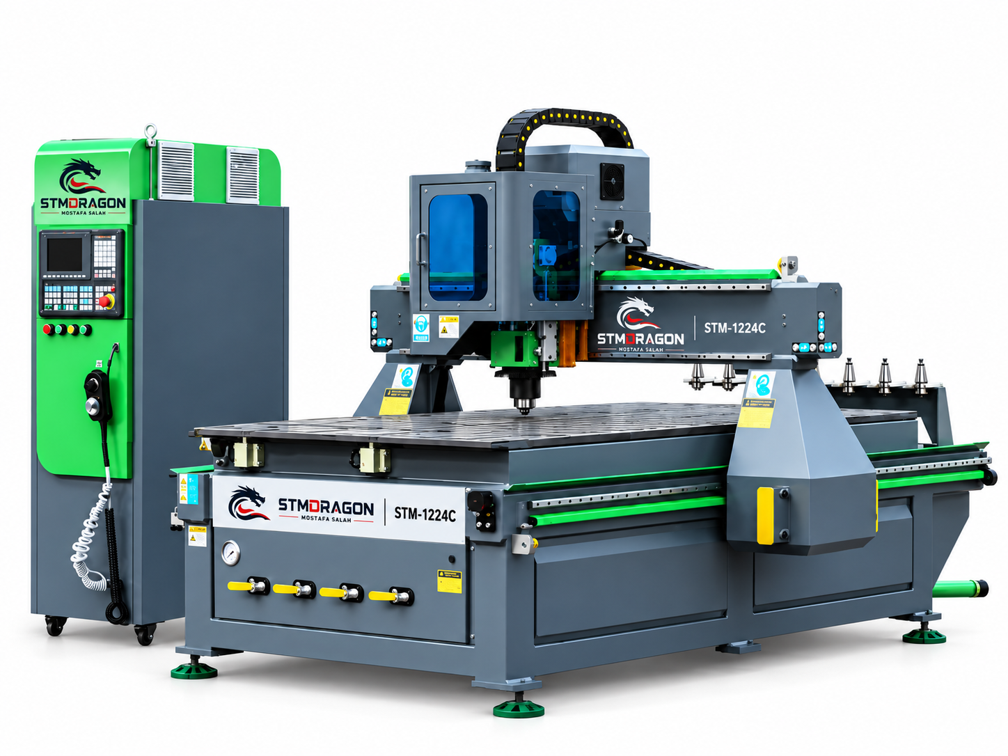 STMDRAGON STM-1224C 3-Axis ATC CNC Wood Router Machine for MDF - Image 2