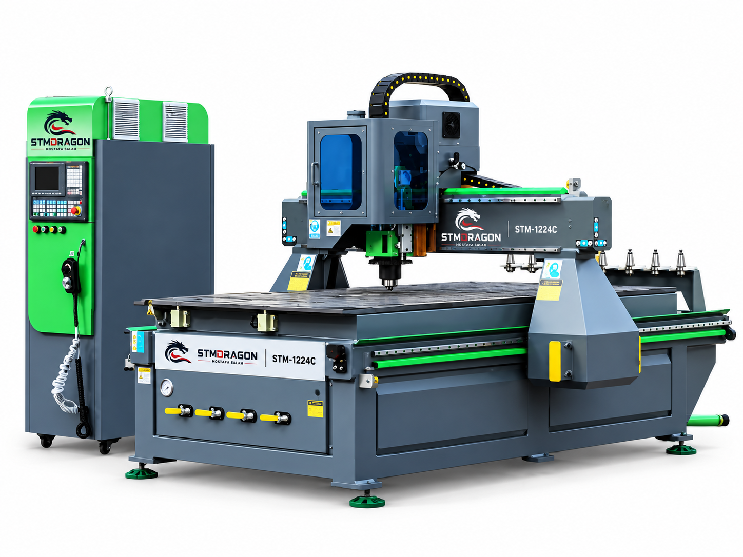 STMDRAGON STM-1224C 3-Axis ATC CNC Wood Router Machine for MDF