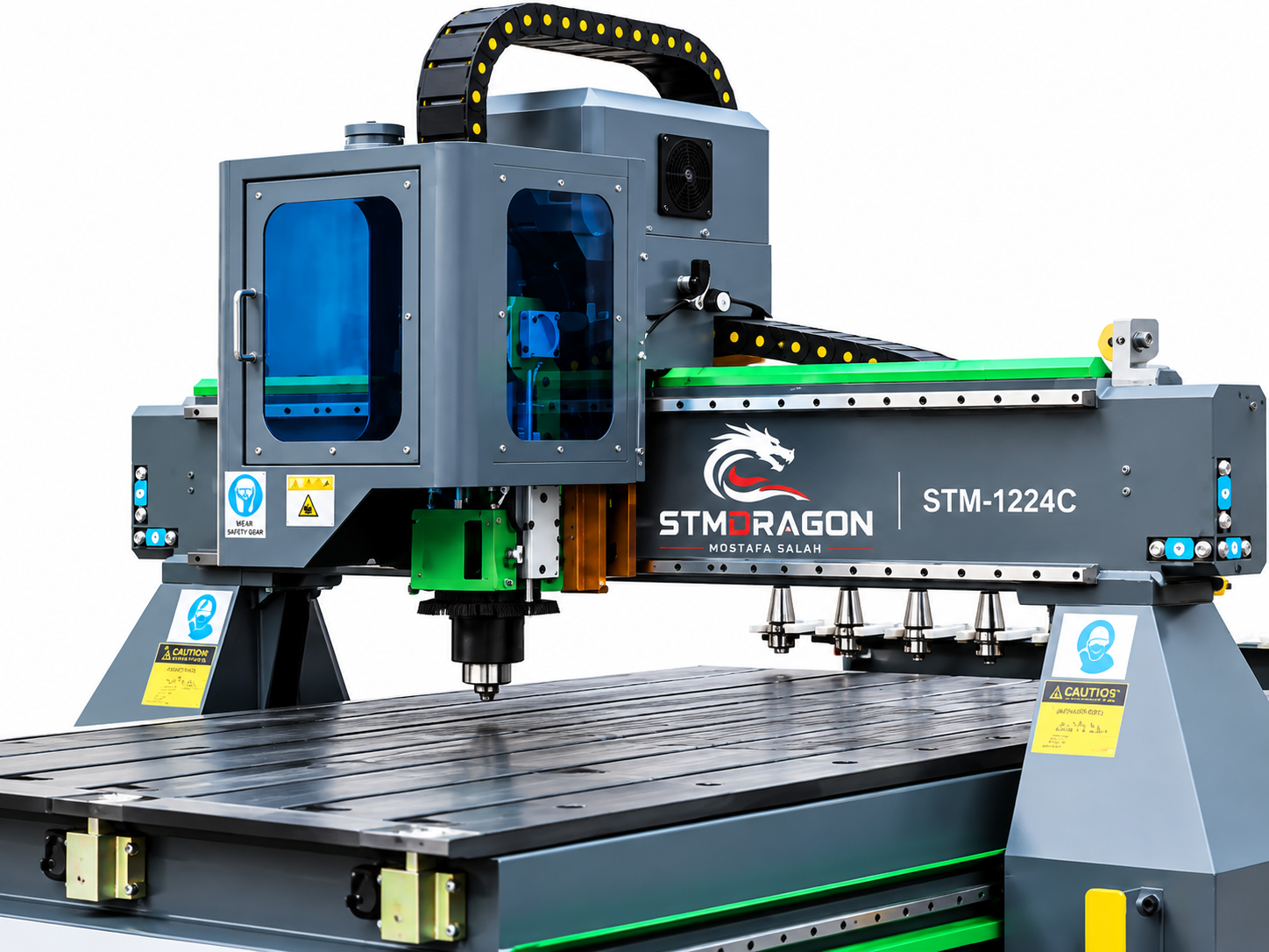 STMDRAGON STM-1224C 3-Axis ATC CNC Wood Router Machine for MDF - Image 3