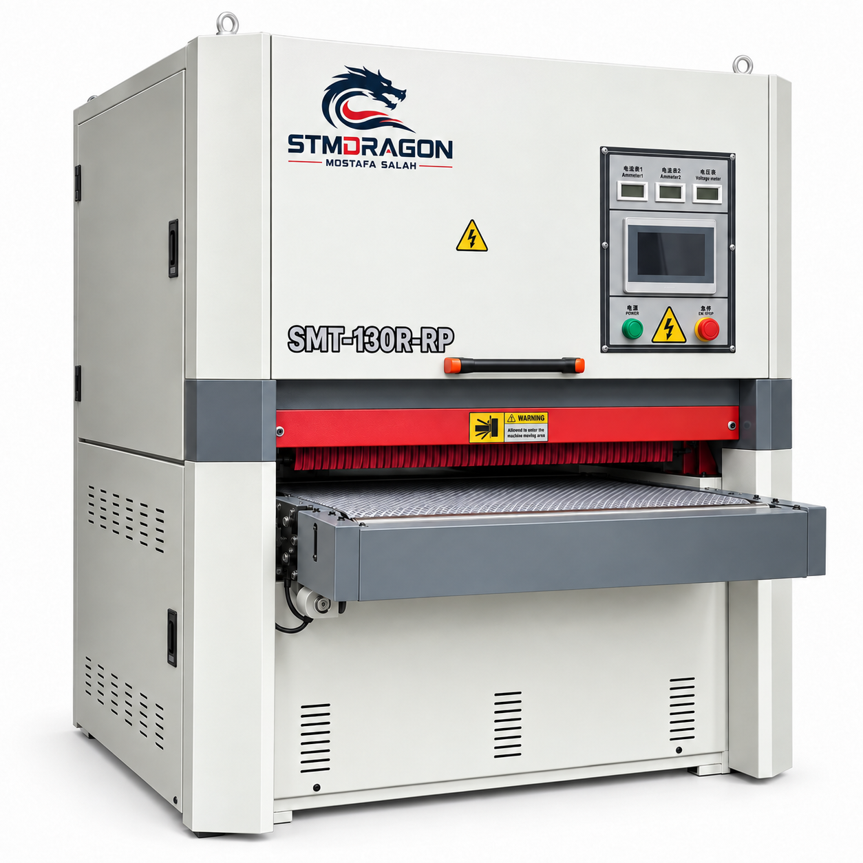 STMDRAGON STM-130R-RP Wide Belt Sanding Machine for Woodworking