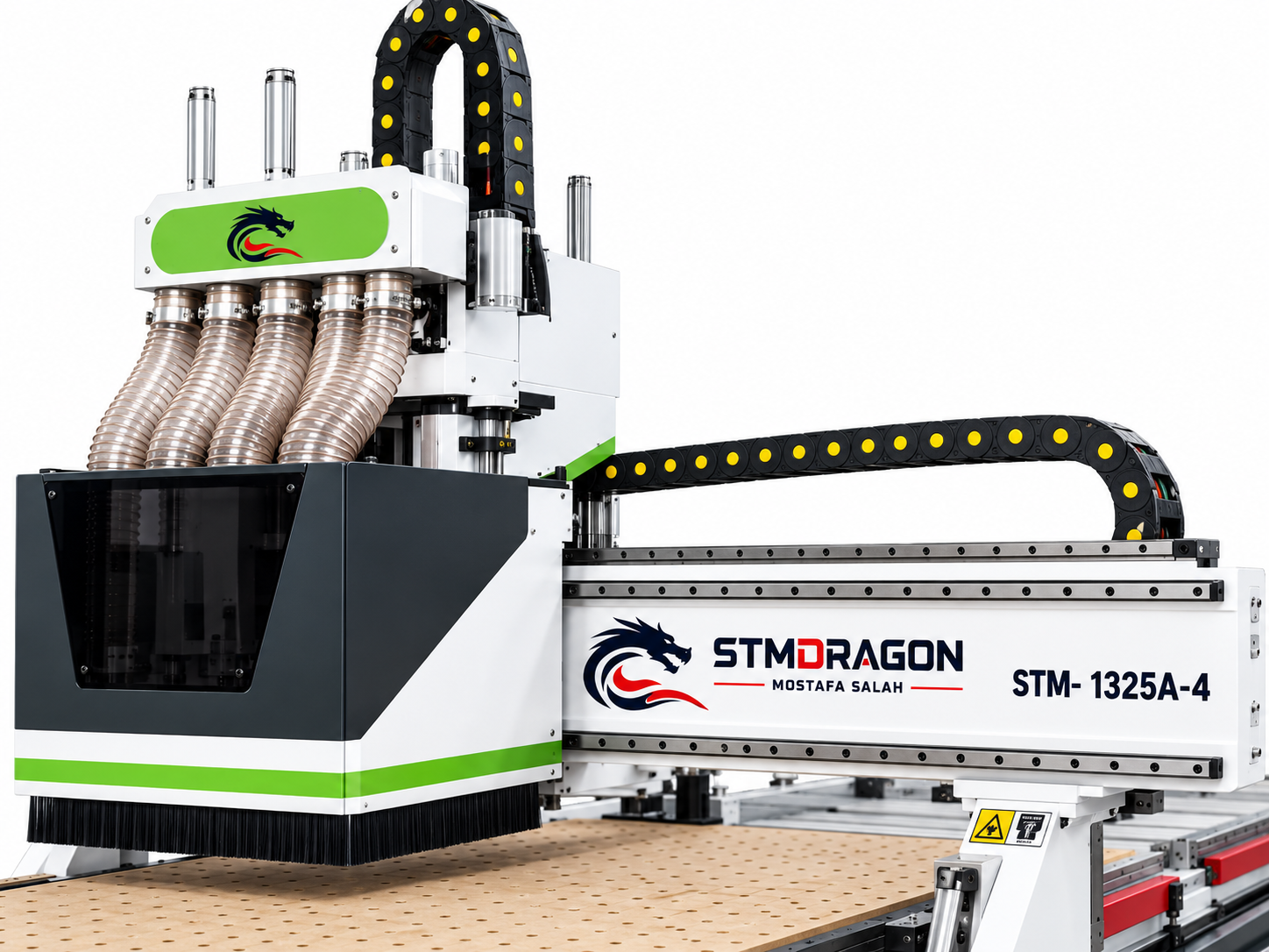 STMDRAGON STM-1325A-4 Four Spindles CNC Router Machine for Cutting, Drilling, Engraving & Milling - Image 2