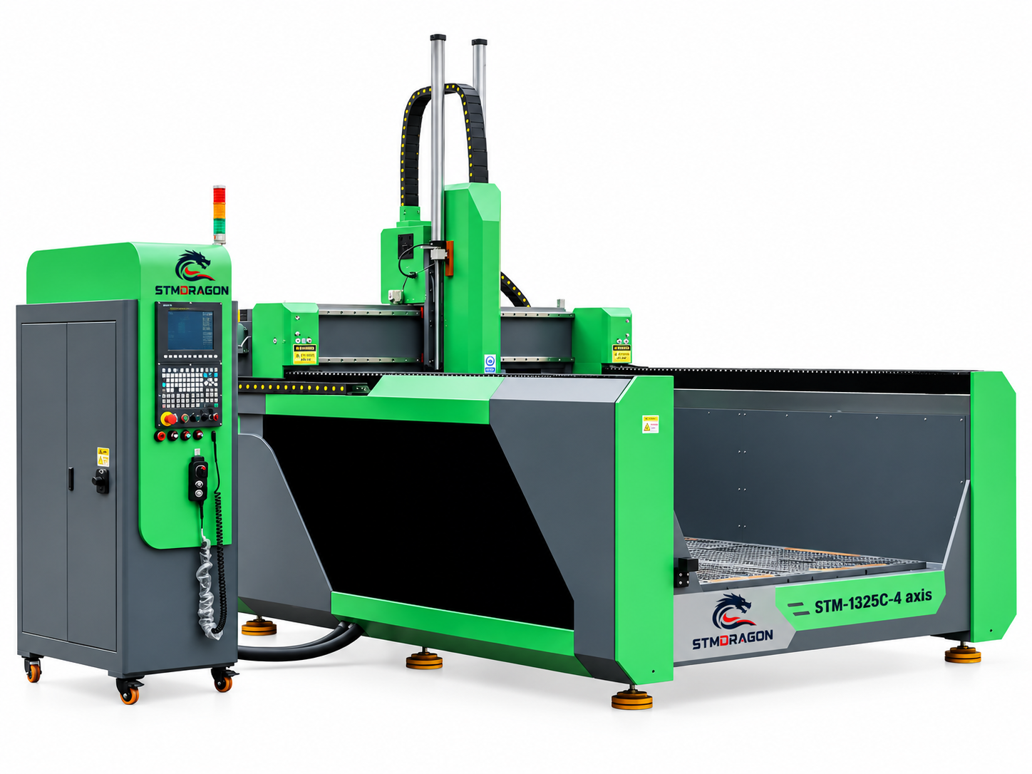 STMDRAGON STM-1325C-4 Axis CNC Router with Down-Sunk Table, 9kW HSD Spindle & ATC - Image 2