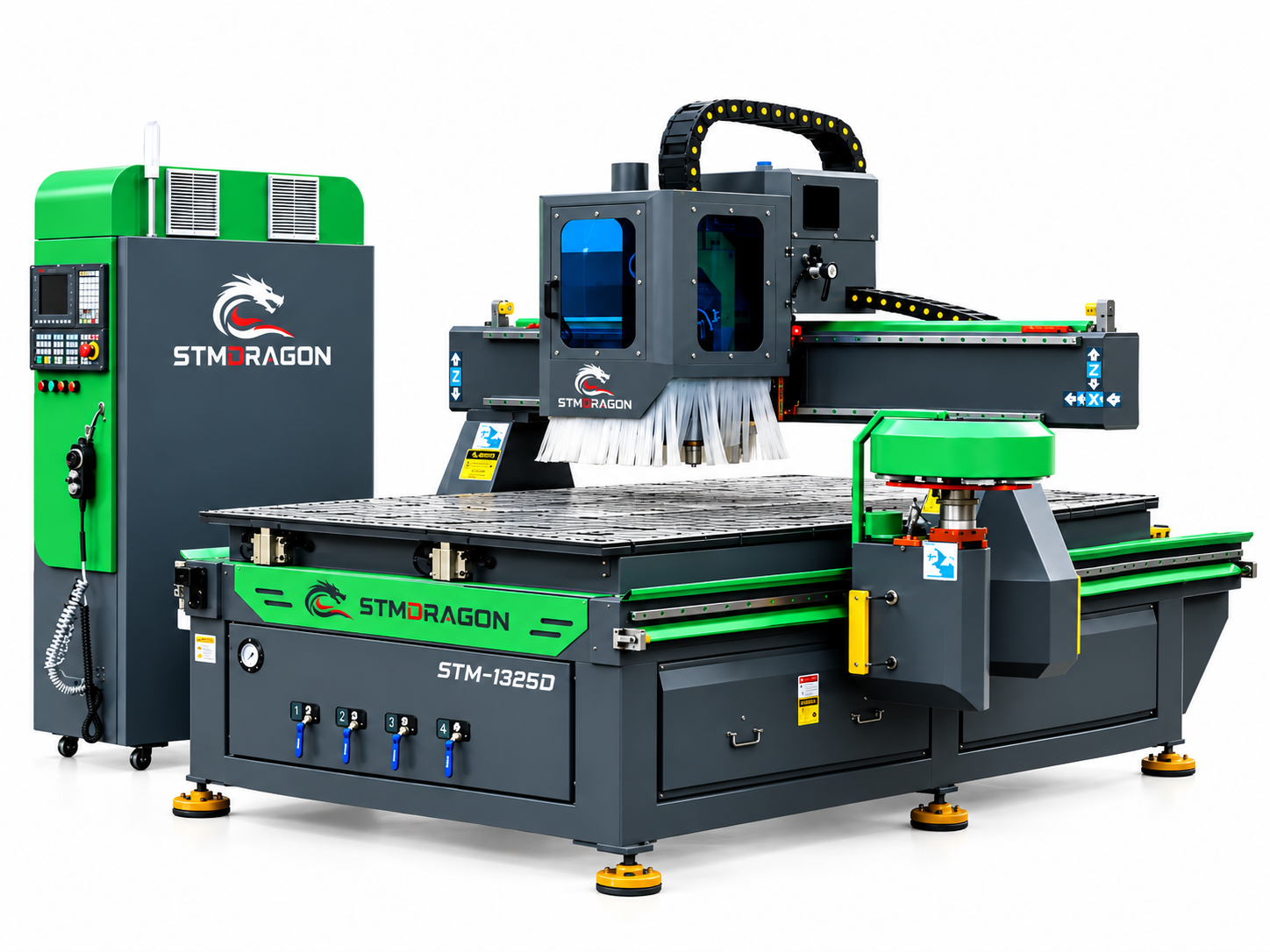 STMDRAGON STM-1325D 1325 ATC CNC Wood Router Machine for Cabinet