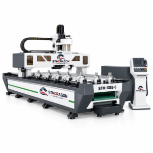 STMDRAGON STM-1328-6 PTP CNC Router Machinery Center for Drilling, Cutting & Milling