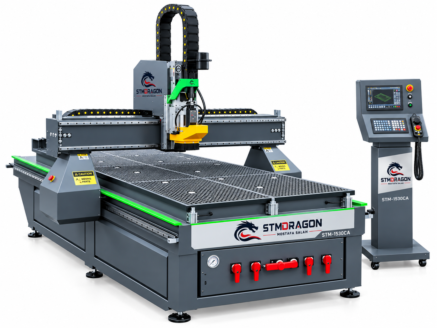 STMDRAGON STM-1530CA 5×10 FT ATC Woodworking CNC Router Machine
