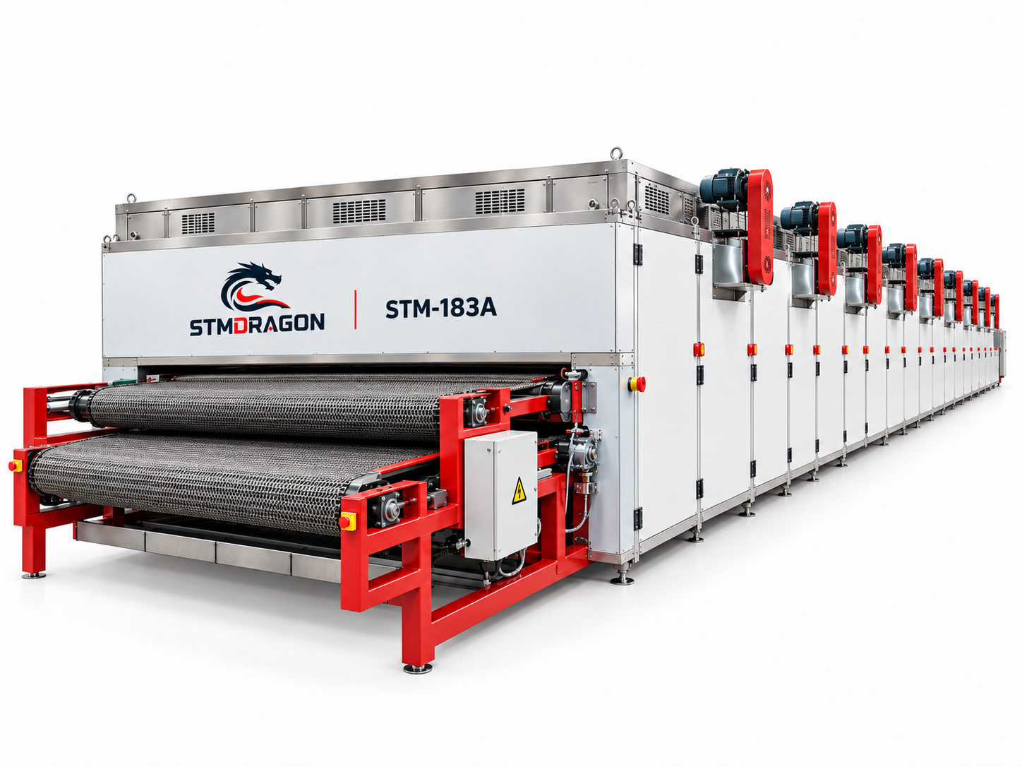 STMDRAGON STM-183A Continuous Veneer Mesh Belt Dryer Machine