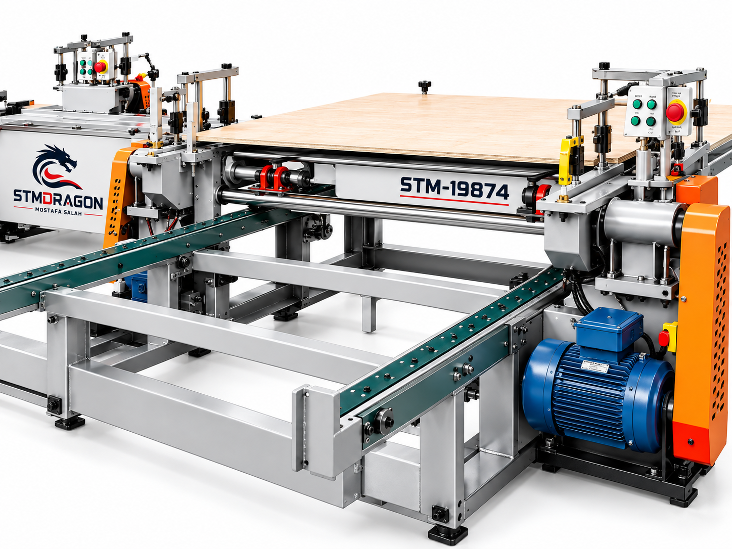 STMDRAGON STM-19874 Automatic Plywood Edge Cutting Saw Machine - Image 2