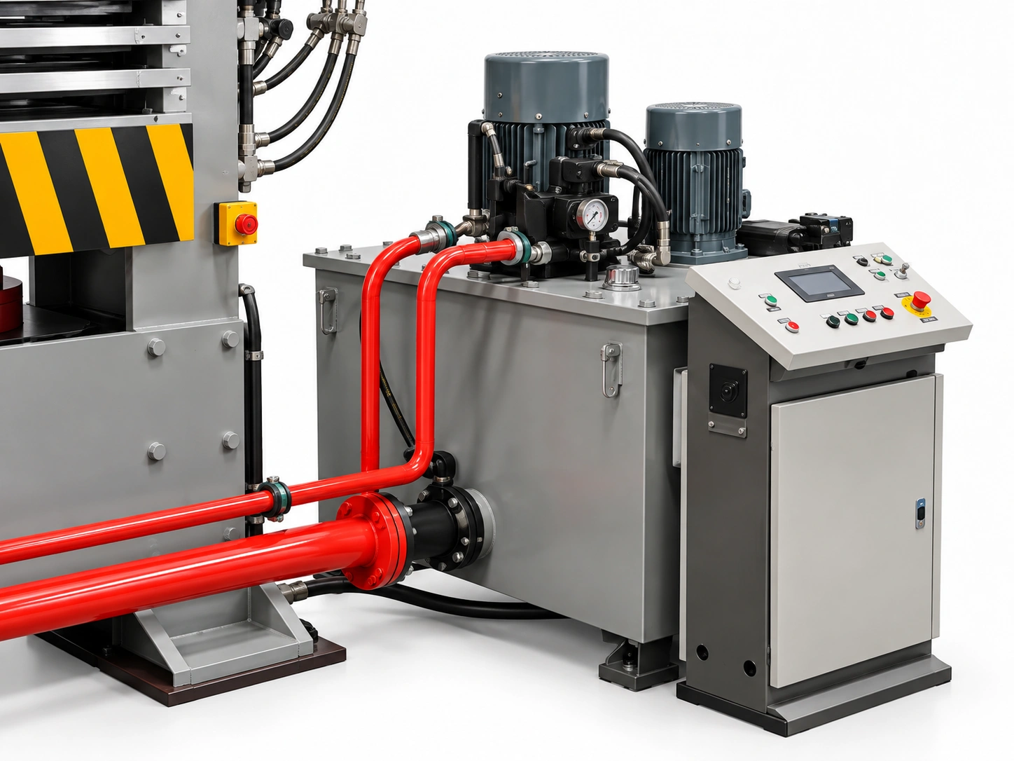 STMDRAGON STM-214*8/100 Pressa Idraulica a Caldo per Legno - Image 3