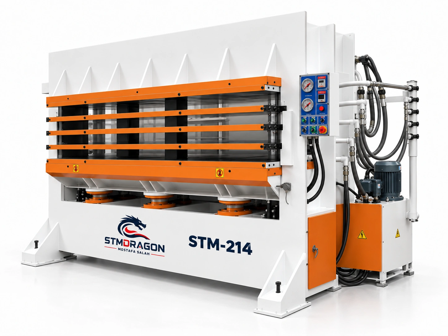 STMDRAGON STM-214×3/30 Pressa Idraulica a Caldo per Legno - Image 5