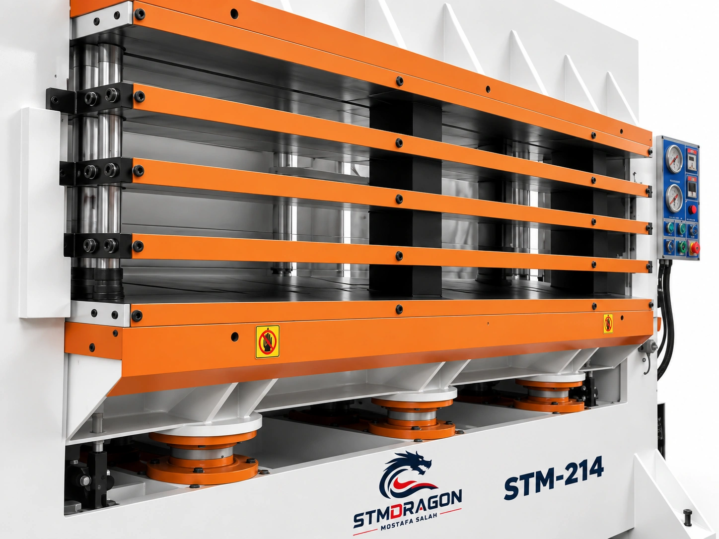 STMDRAGON STM-214×3/30 Pressa Idraulica a Caldo per Legno - Image 4