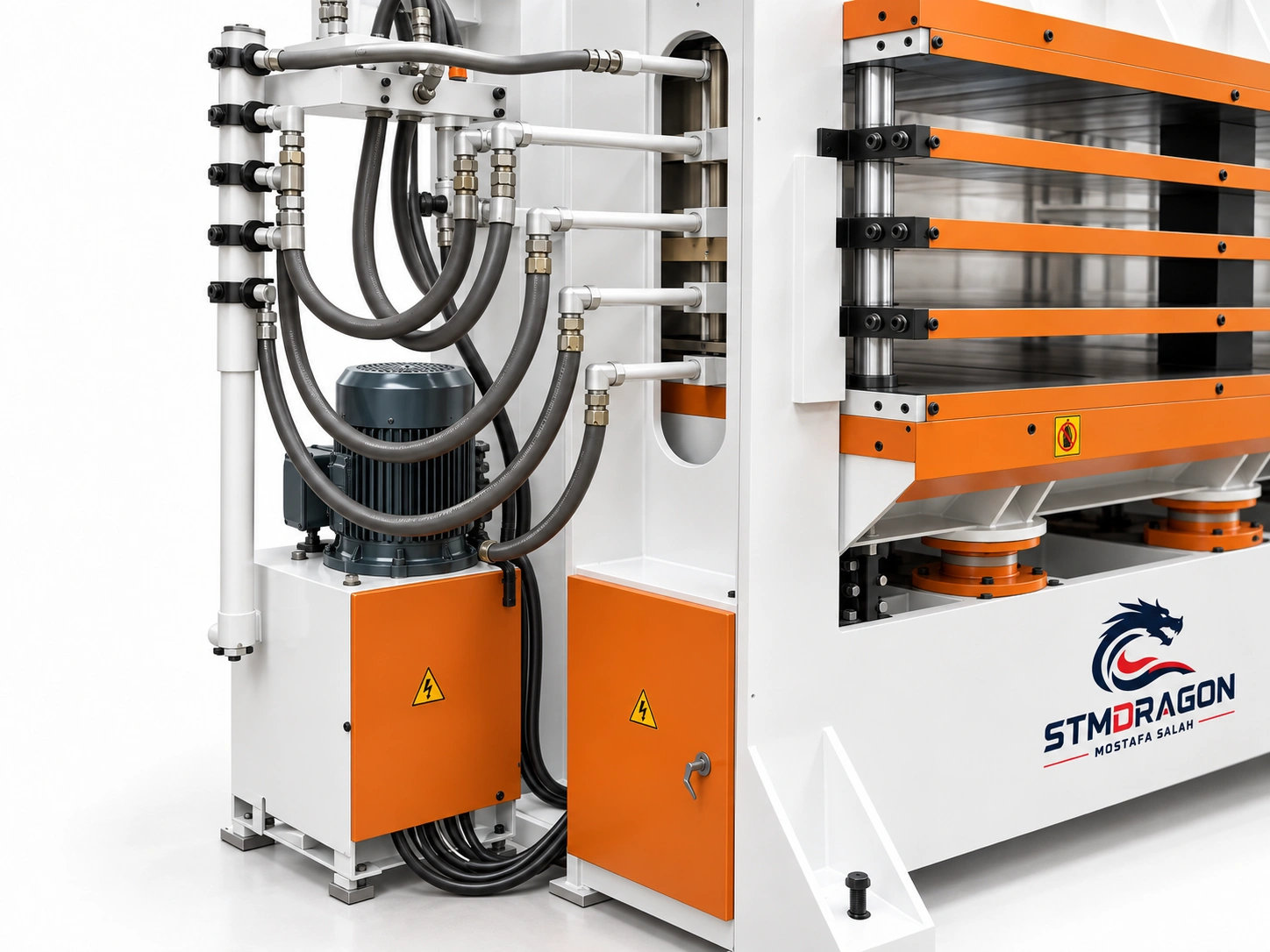 STMDRAGON STM-214×3/30 Pressa Idraulica a Caldo per Legno - Image 3