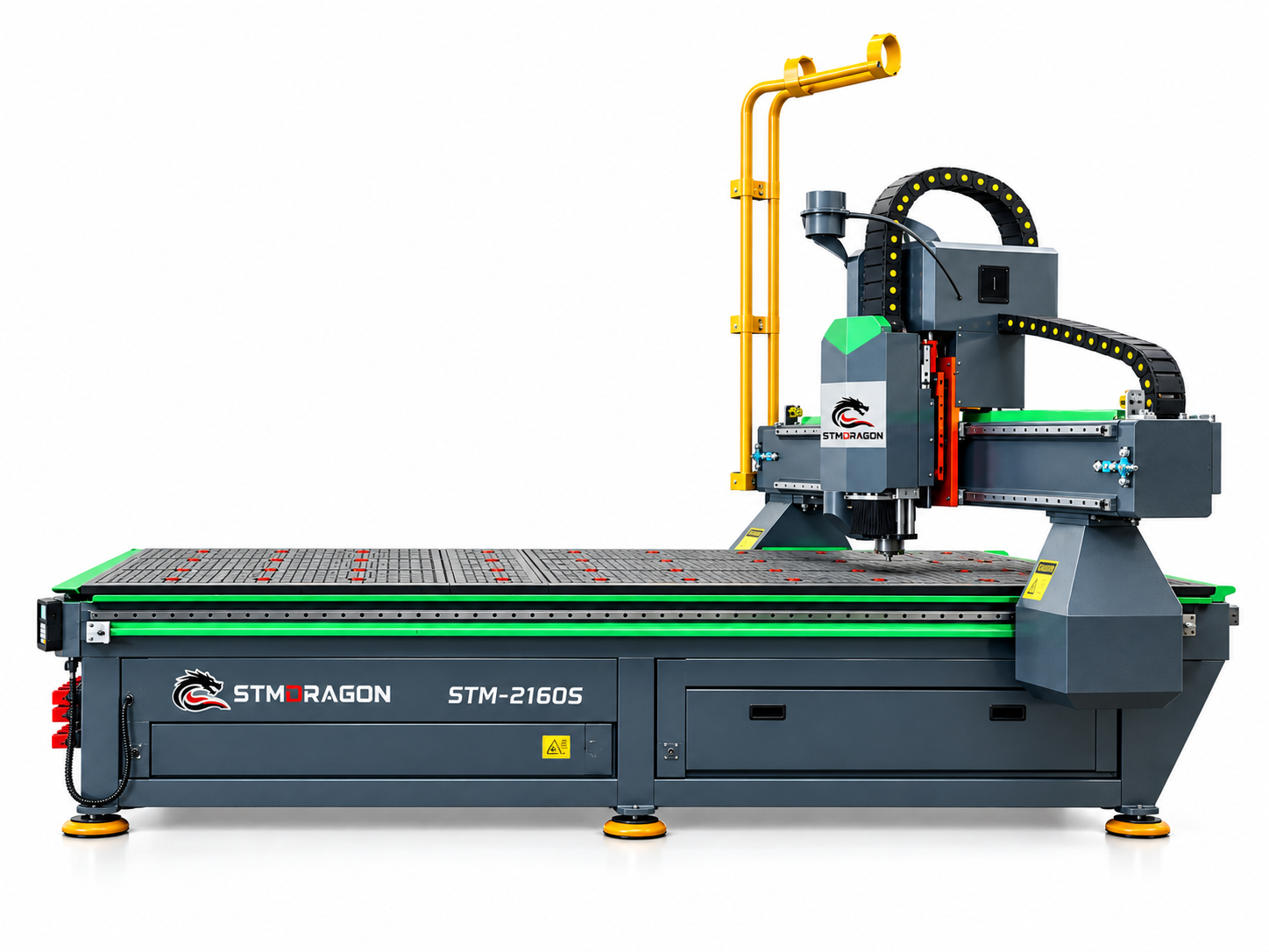 STMDRAGON STM-2160S 3 Axis CNC Wood Router Machine 7×20 ft - Image 2