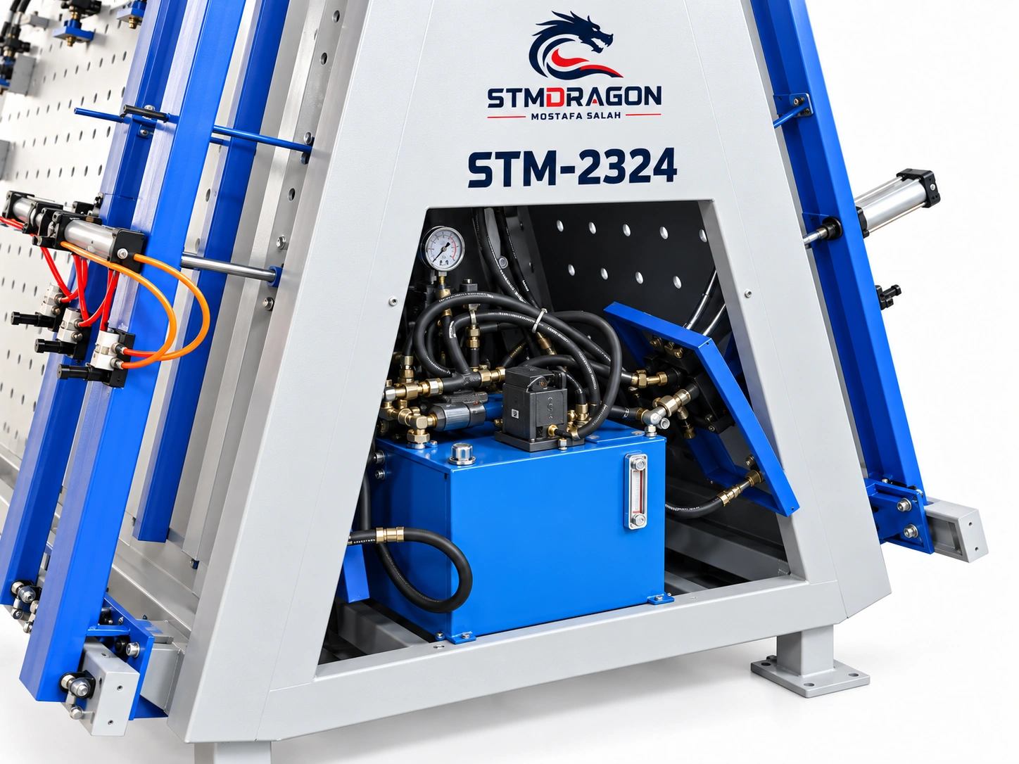 STMDRAGON STM-2324 Hydraulic Frame Assembly Machine – Double Side 4T Pressure - Image 4