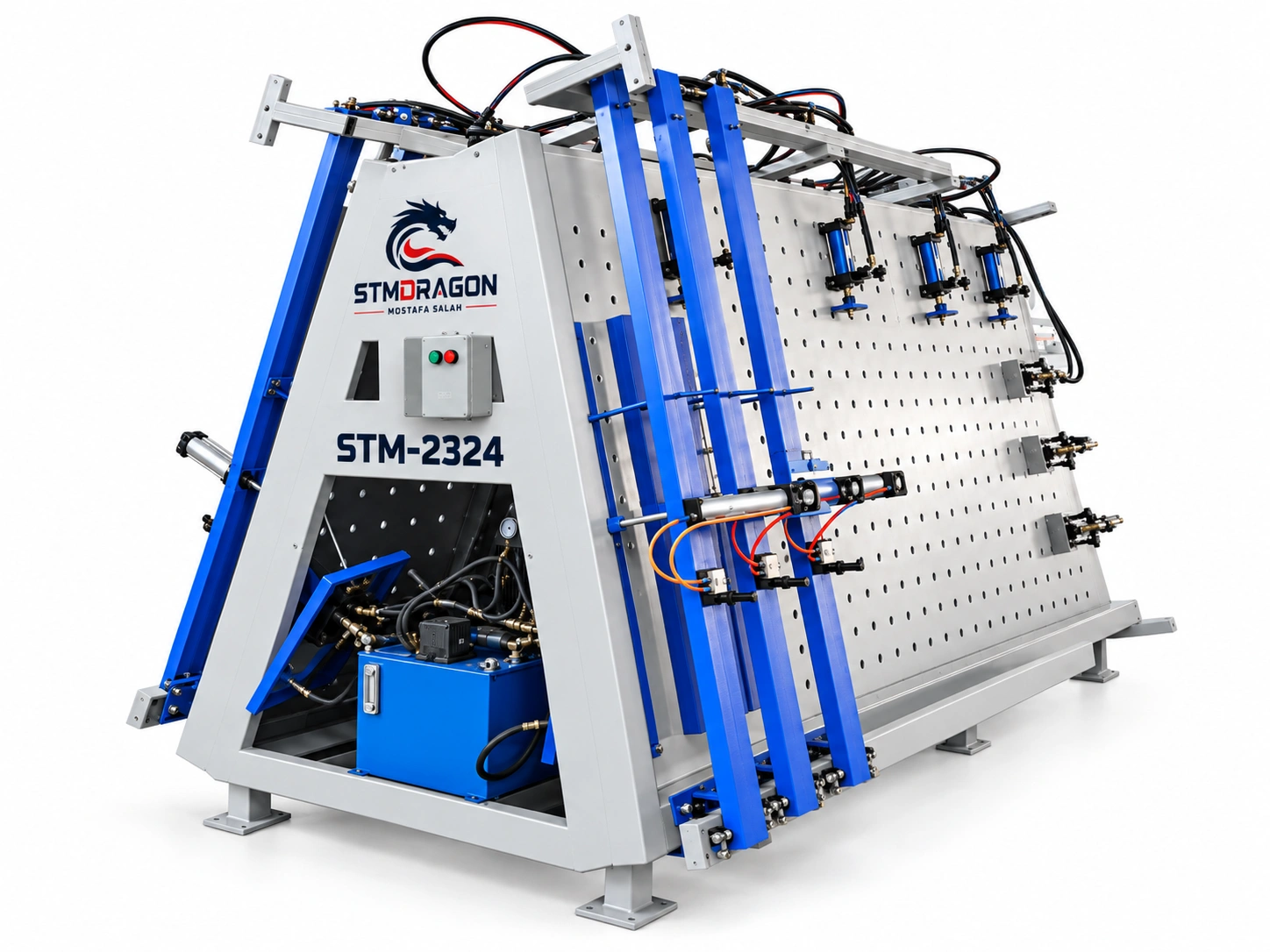 STMDRAGON STM-2324 Hydraulic Frame Assembly Machine – Double Side 4T Pressure
