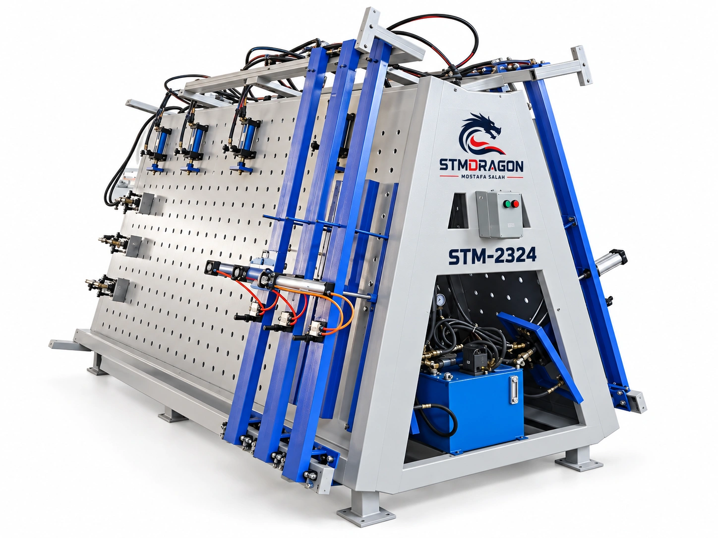 STMDRAGON STM-2324 Hydraulic Frame Assembly Machine – Double Side 4T Pressure - Image 5