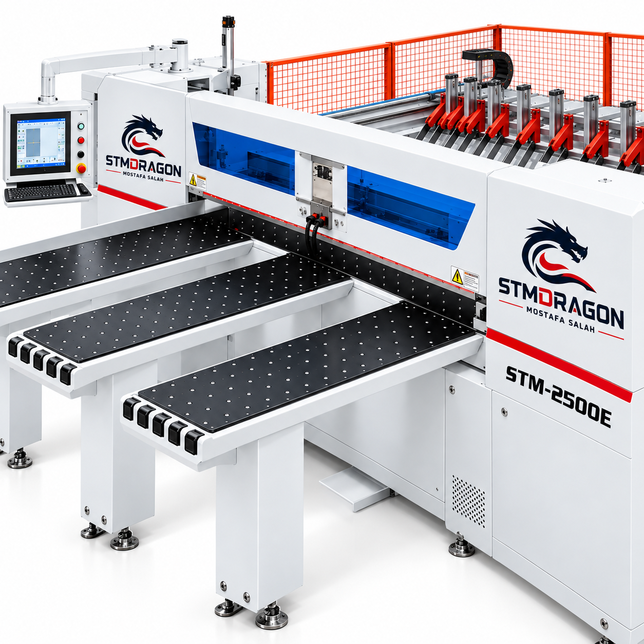 STMDRAGON STM-2500E Compact CNC Beam Saw Automatic Wood Cutting Machine - Image 3