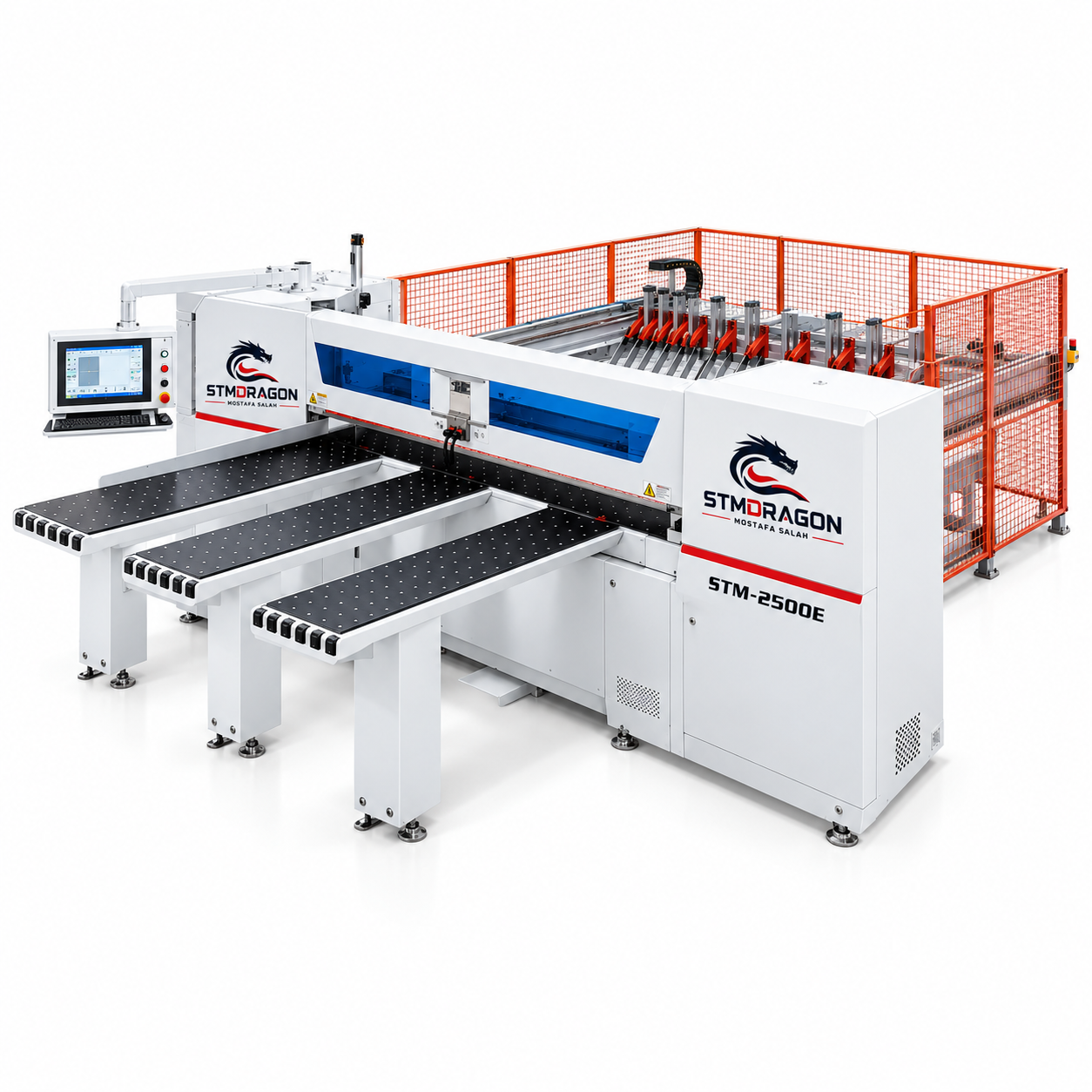 STMDRAGON STM-2500E Compact CNC Beam Saw Automatic Wood Cutting Machine