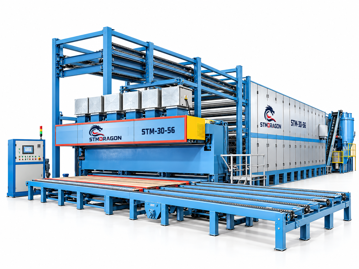 STMDRAGON STM-30-56 Plywood Veneer Dryer Machine 3000mm Working Width 80–100 m³/24h