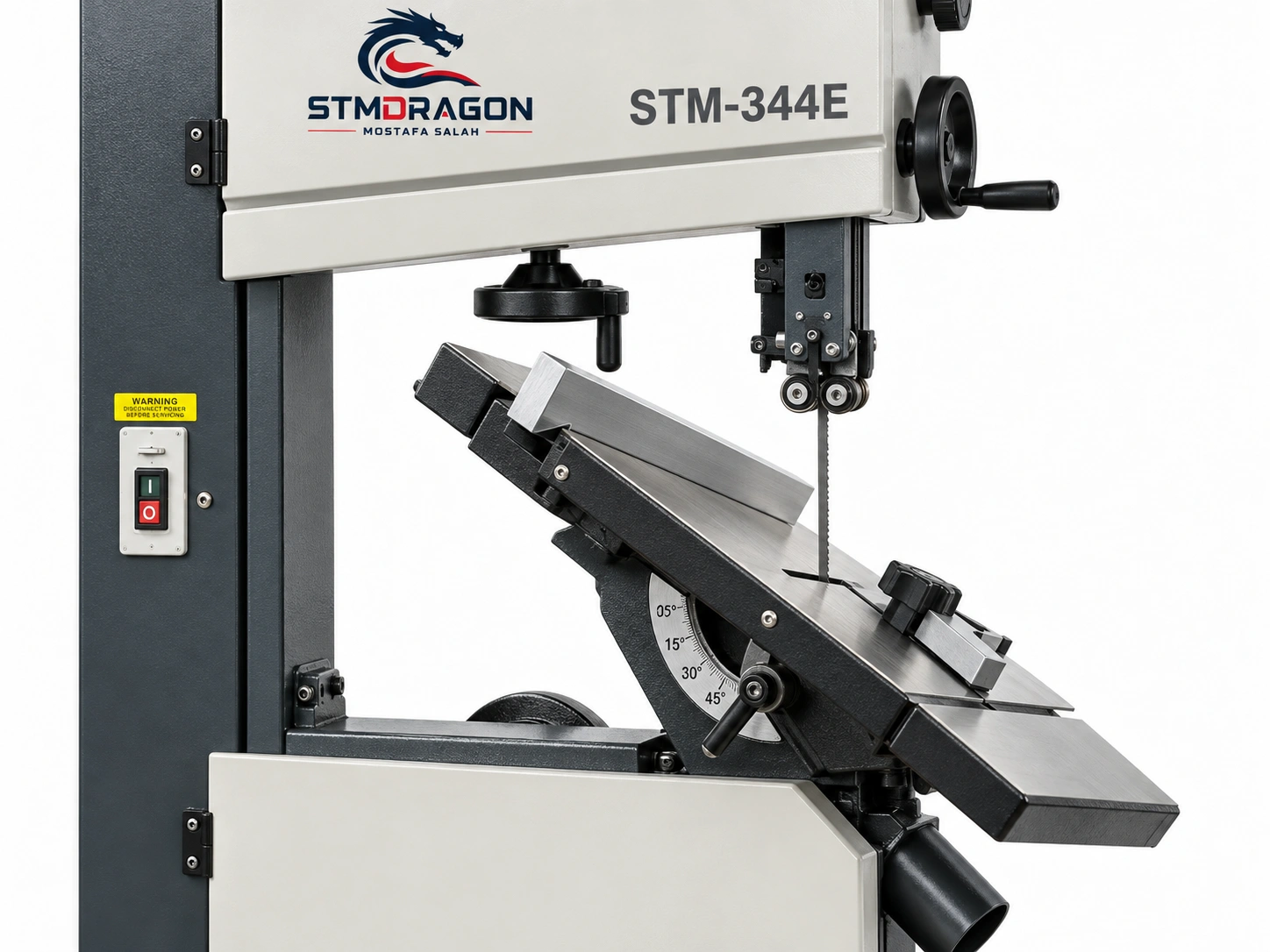STMDRAGON STM-344E Scie à Ruban Industrielle pour le Travail du Bois - Image 4