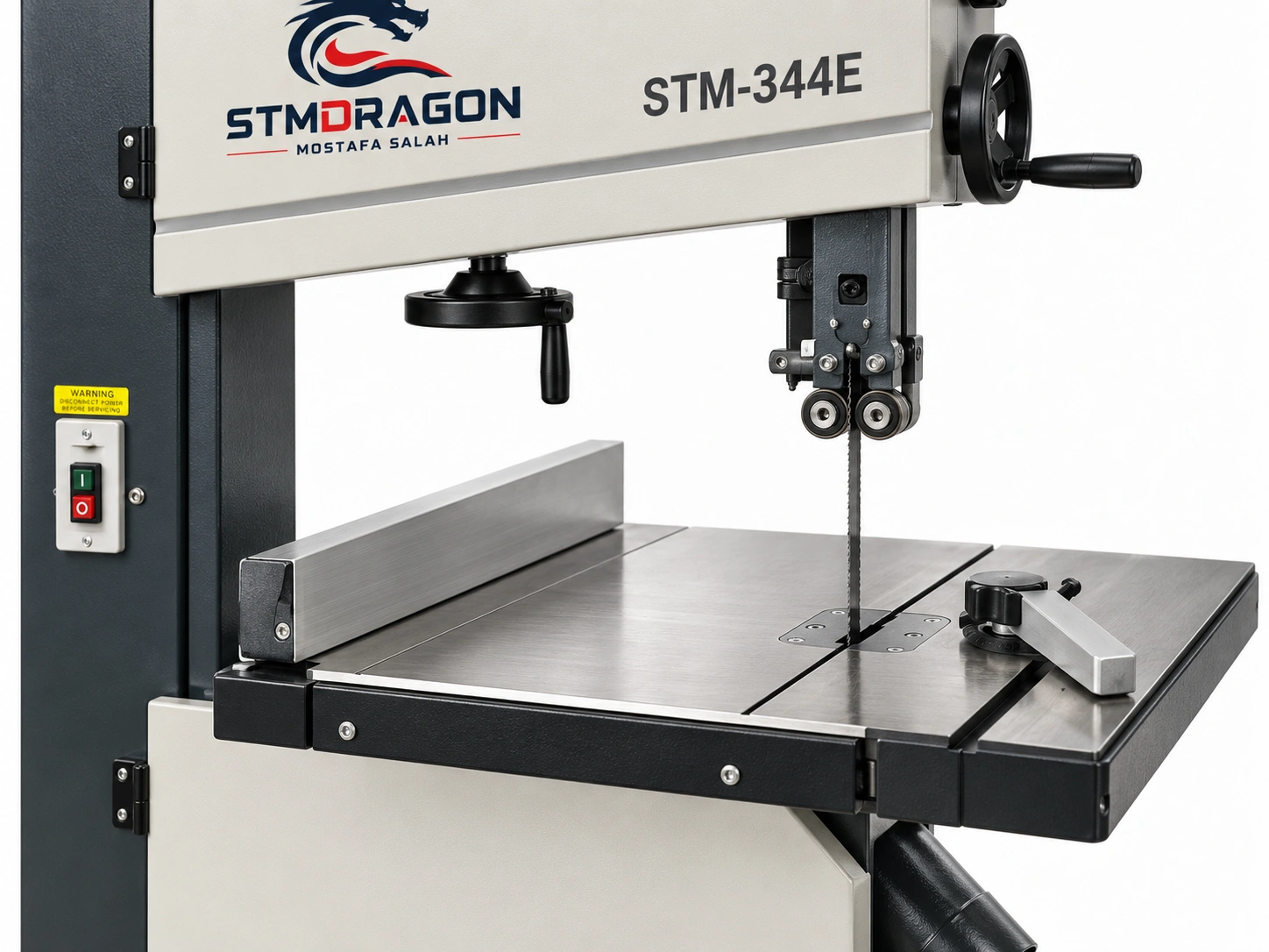 STMDRAGON STM-344E Scie à Ruban Industrielle pour le Travail du Bois - Image 5