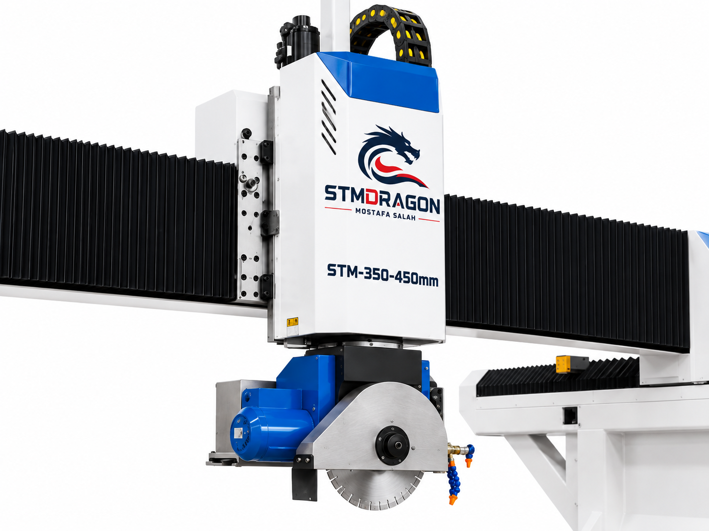 STMDRAGON STM-350-450mm 5 Axis CNC Bridge Saw Machine for Stone Cutting - Image 3