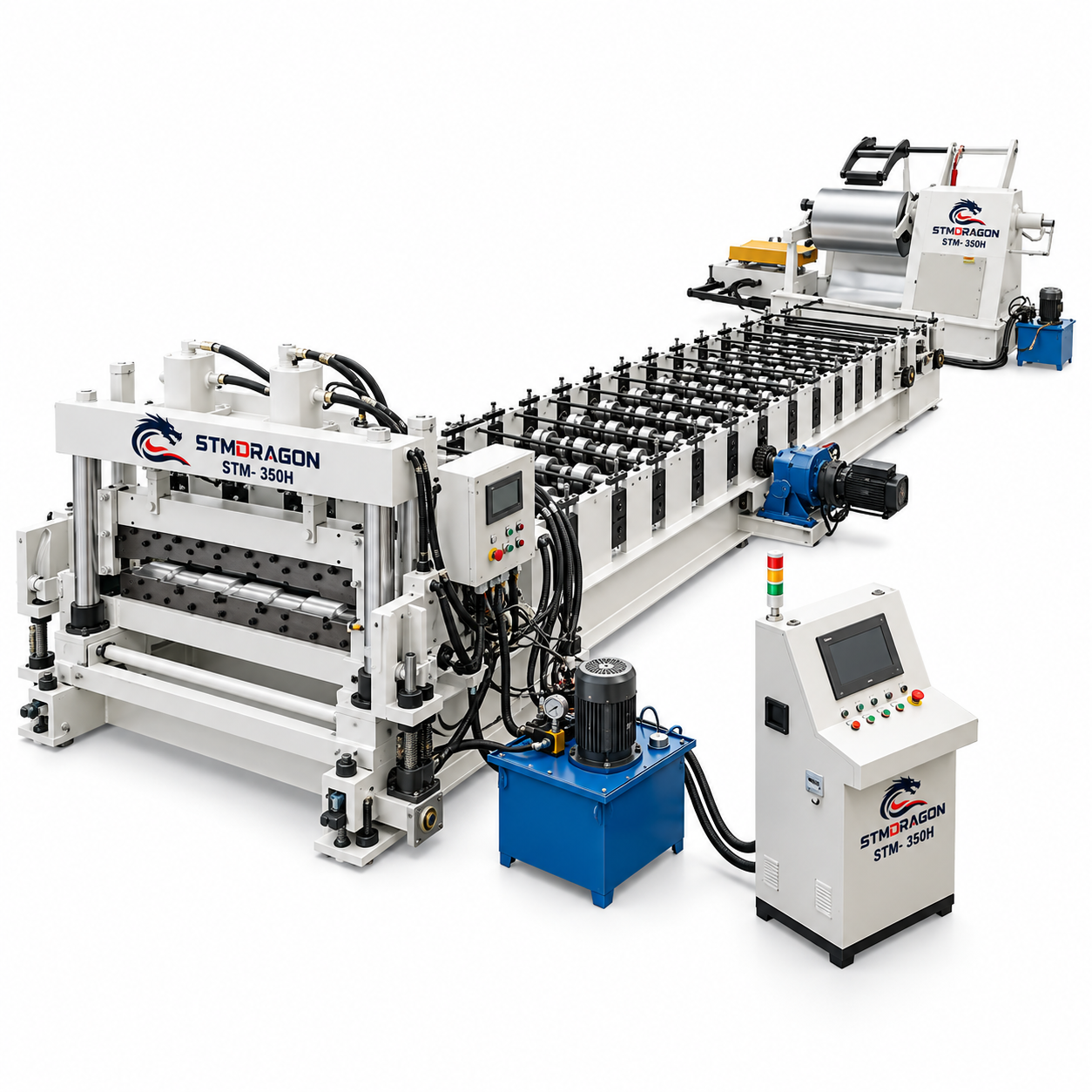 STMDRAGON STM-350H Automatic Roll Forming Machine with PLC Control
