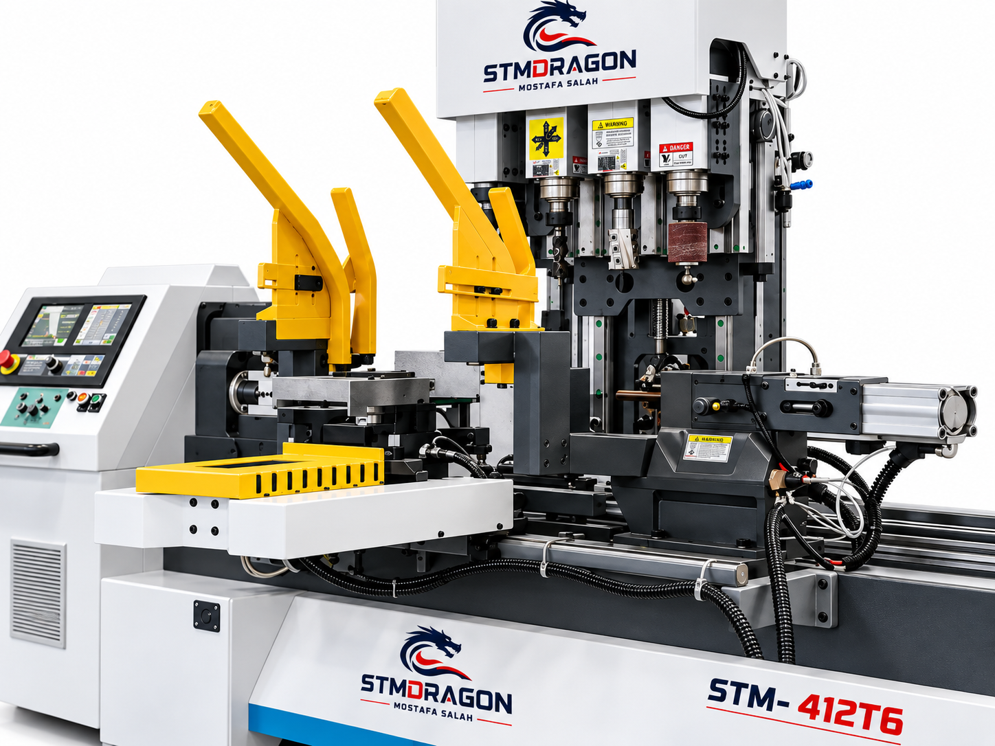 STMDRAGON STM-412T6 CNC Wood Lathe Machine for Wood Turning & Carving - Image 2
