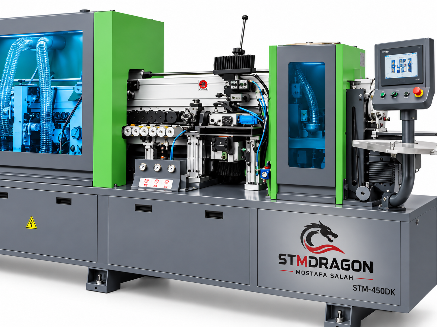 STMDRAGON STM-450DK Automatic PVC Wood Edge Banding Machine - Image 4
