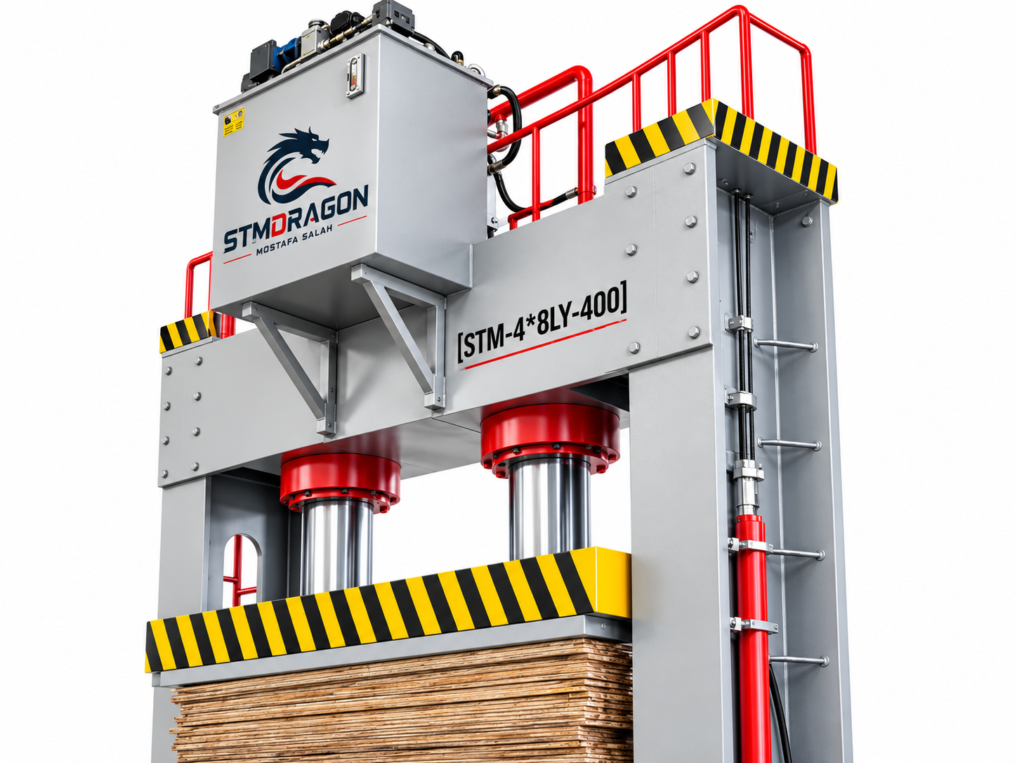 STMDRAGON STM-4*8LY-400 400T Hydraulic Plywood Cold Press Machine - Image 5