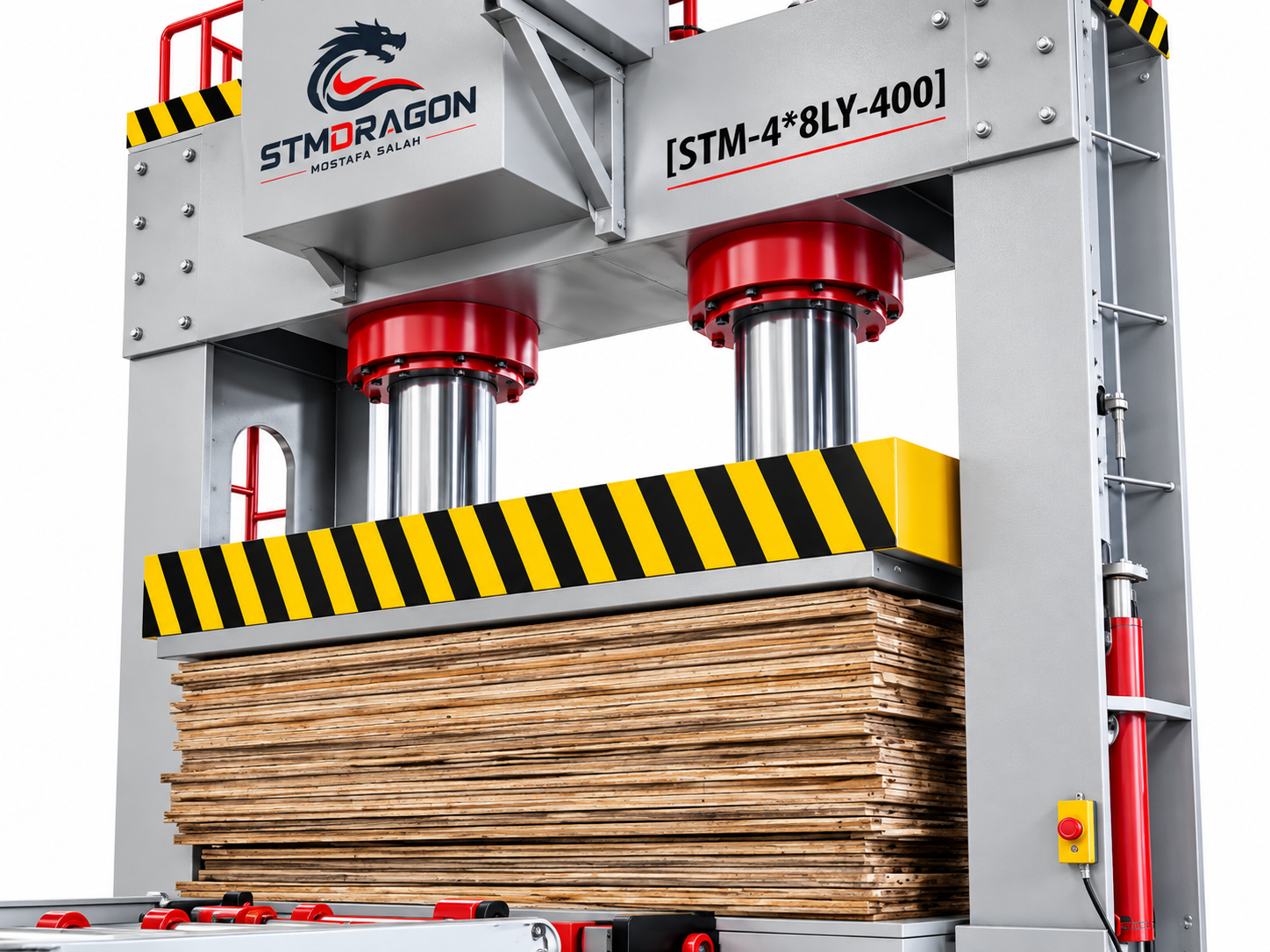 STMDRAGON STM-4*8LY-400 400T Hydraulic Plywood Cold Press Machine - Image 3