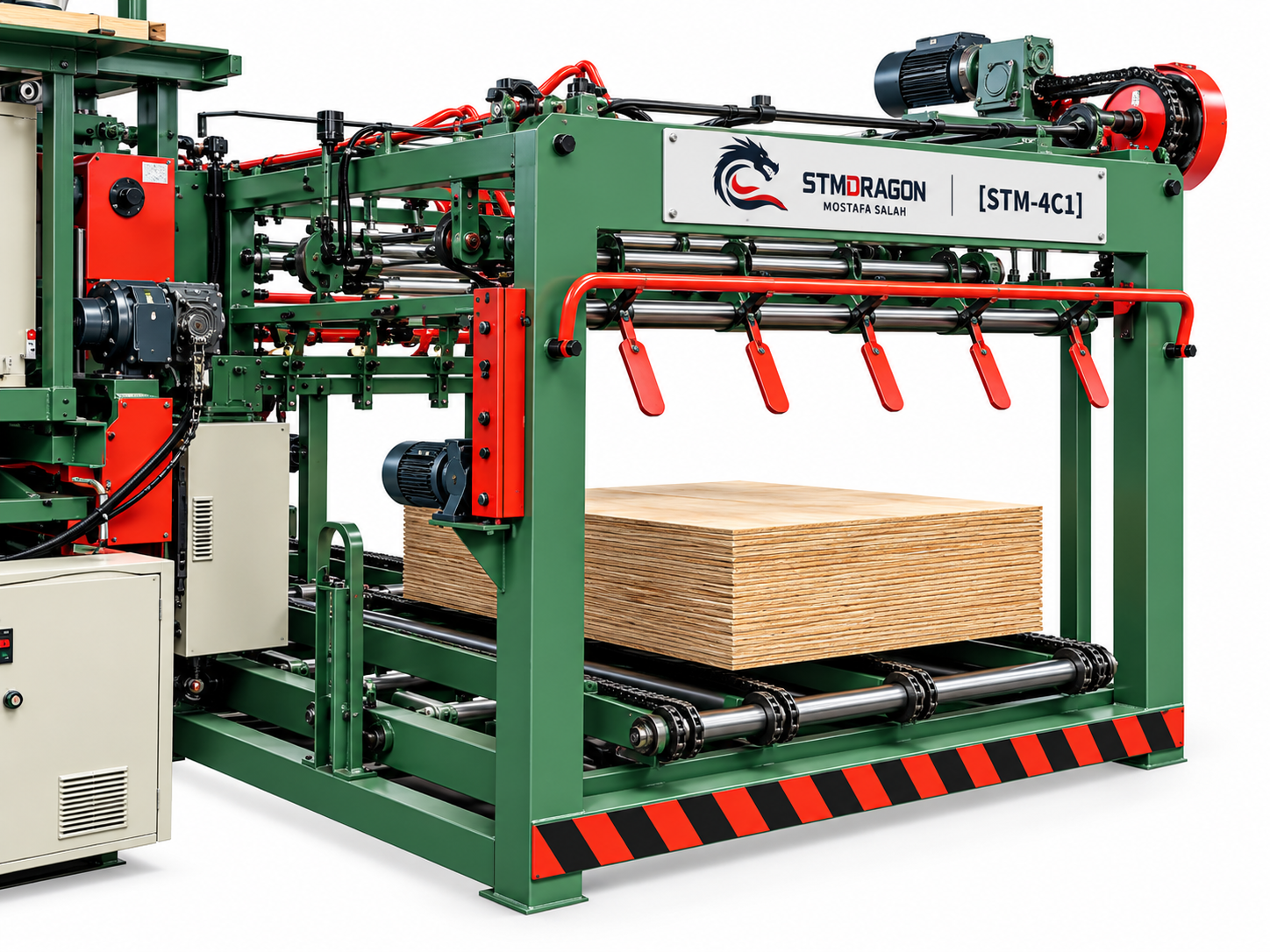 STMDRAGON STM-4C1 Core Composer Machine for Veneer Joining - Image 5