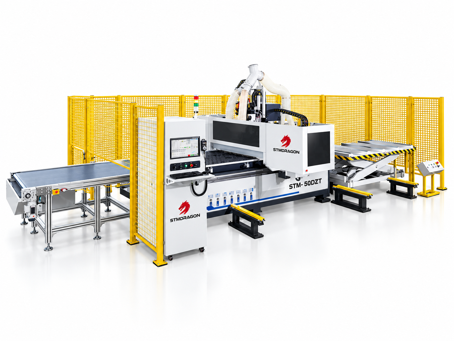 STMDRAGON STM-50DZT Pro CNC Nesting Machine مع مغزل بقوة 9 كيلوواط وحزمة حفر