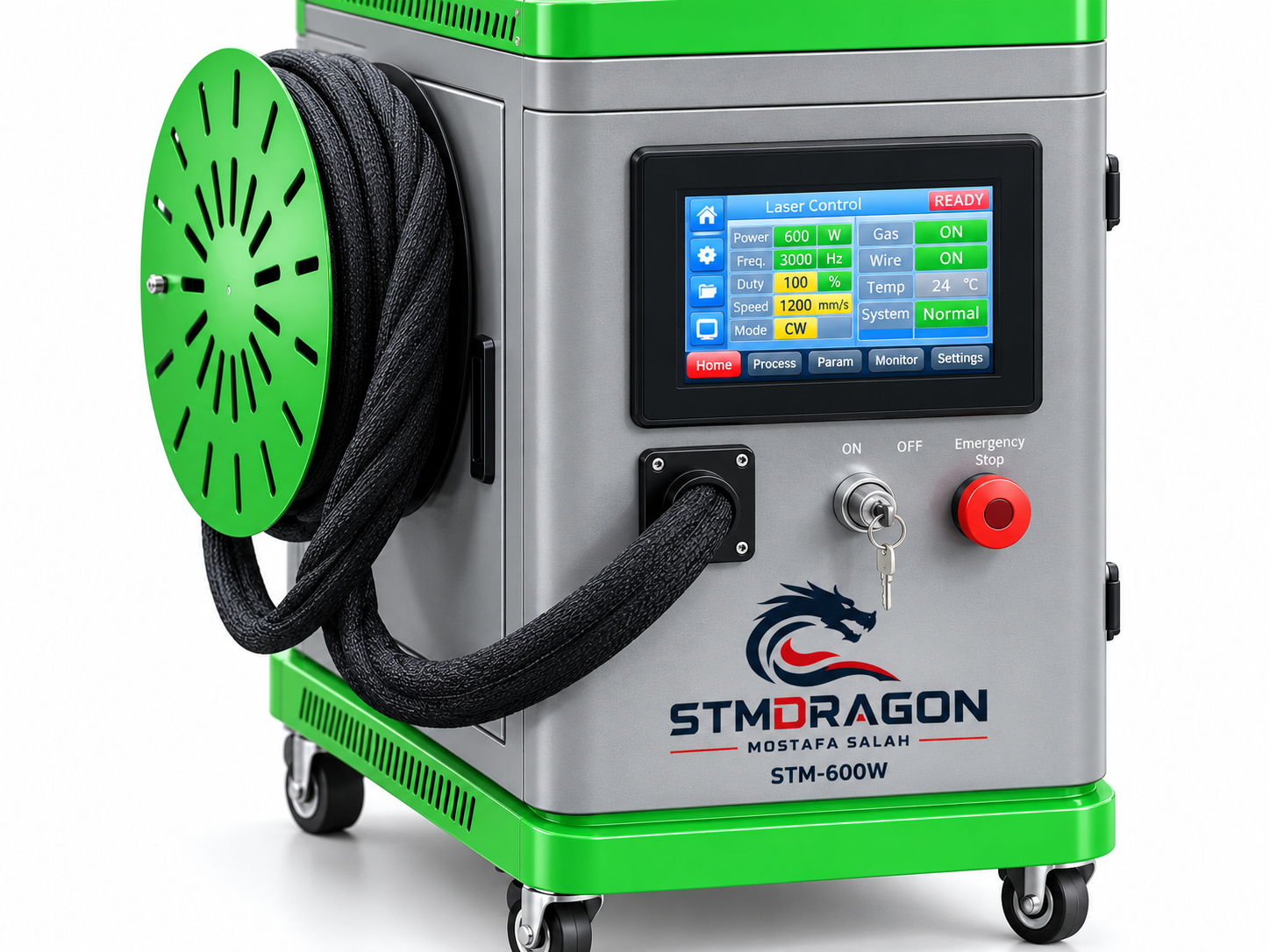 STMDRAGON STM-600W Handheld Fiber Laser Welding Machine for Metal Sheets - Image 3