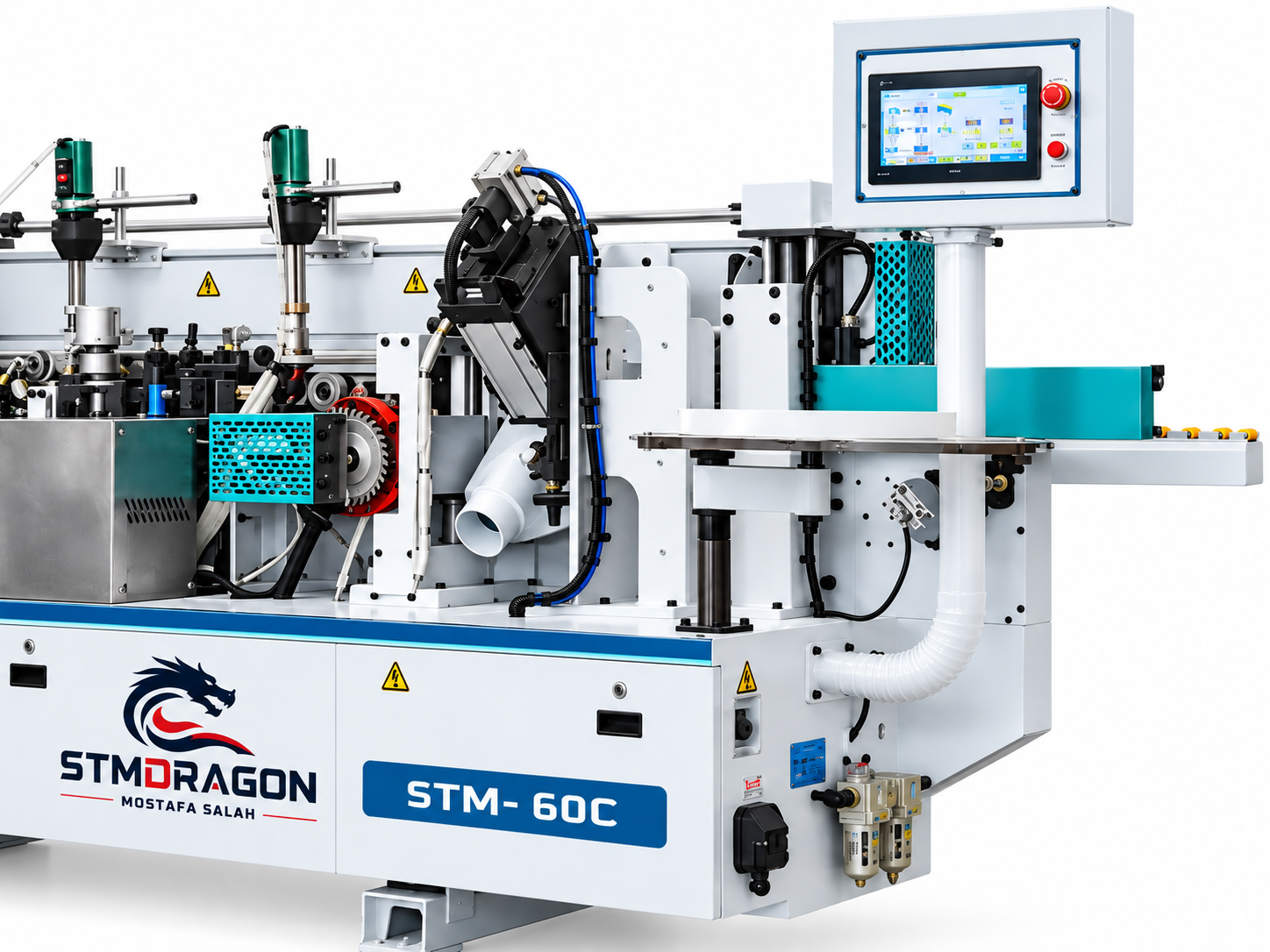 STMDRAGON STM-60C Automatic 45° Bevel Edge Banding Machine - Image 3