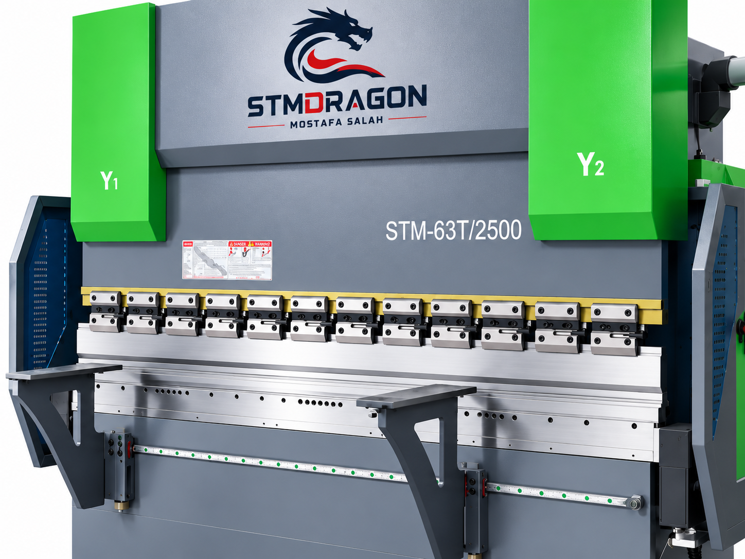 STMDRAGON STM-63T/2500 High-Efficiency NC Press Brake for Metal Sheet Bending 63T - Image 3