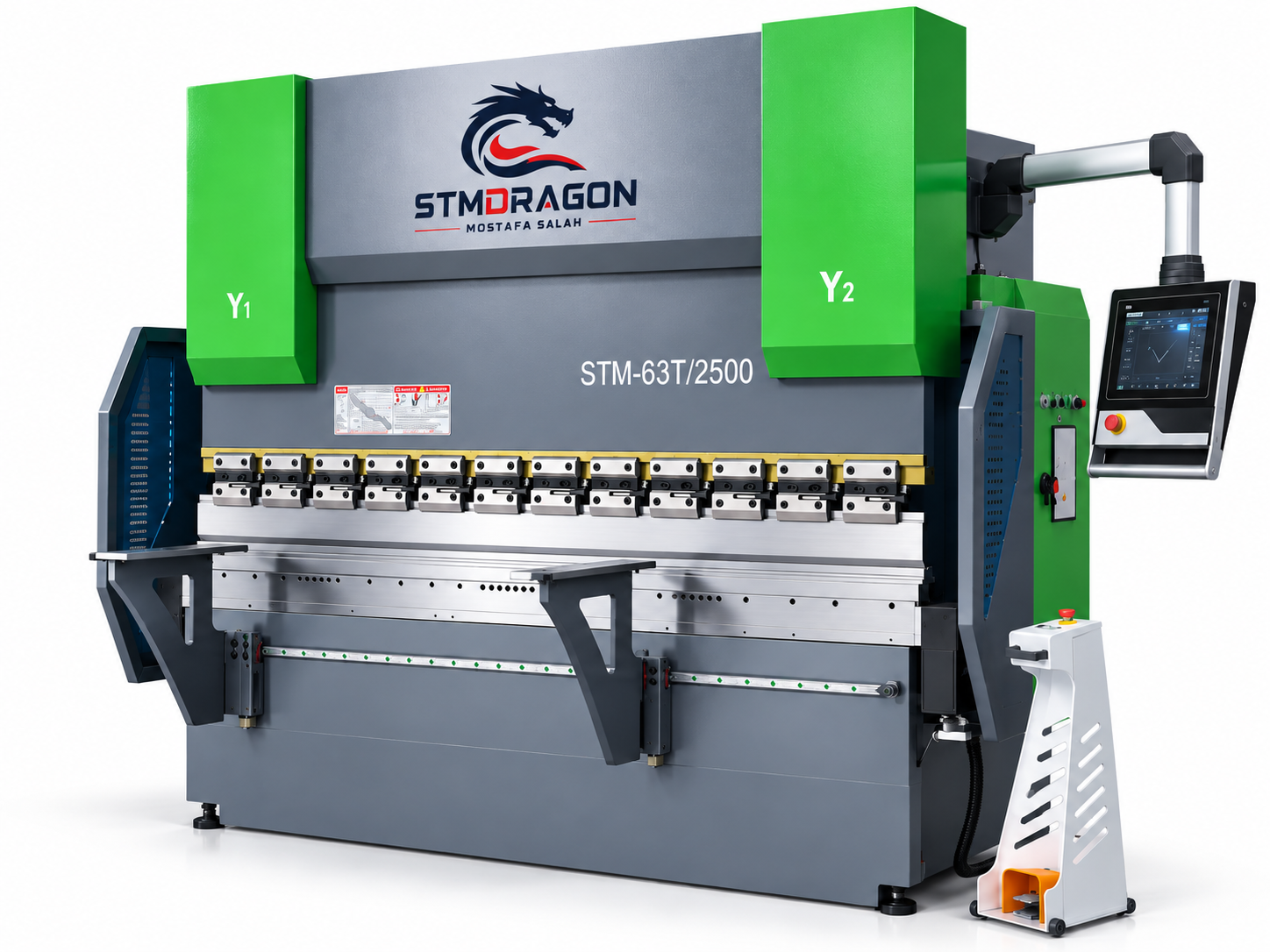 STMDRAGON STM-63T/2500 High-Efficiency NC Press Brake for Metal Sheet Bending 63T