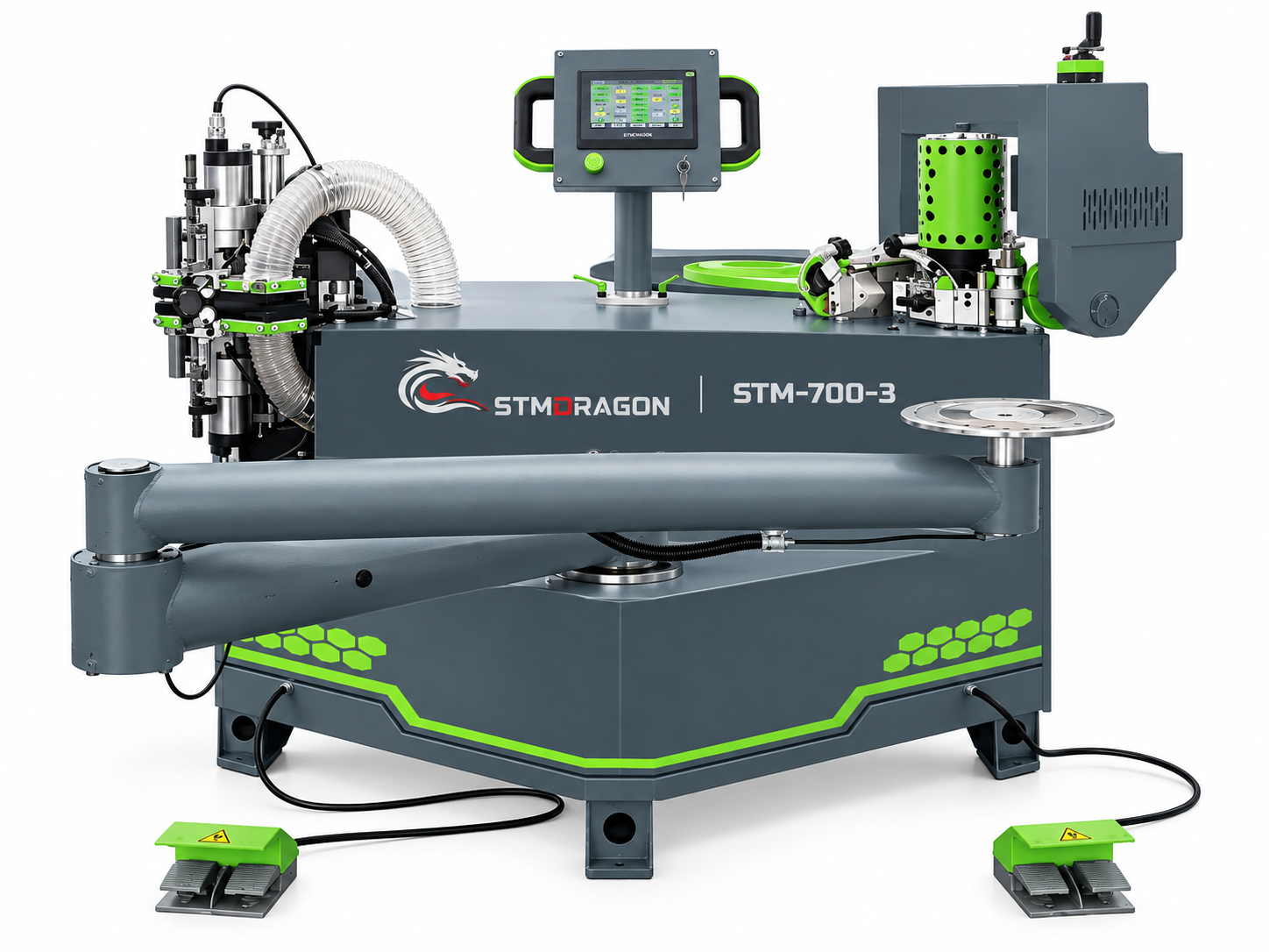 STMDRAGON STM-700-3 Fully Automatic Curve Edge Banding Machine for Furniture - Image 2