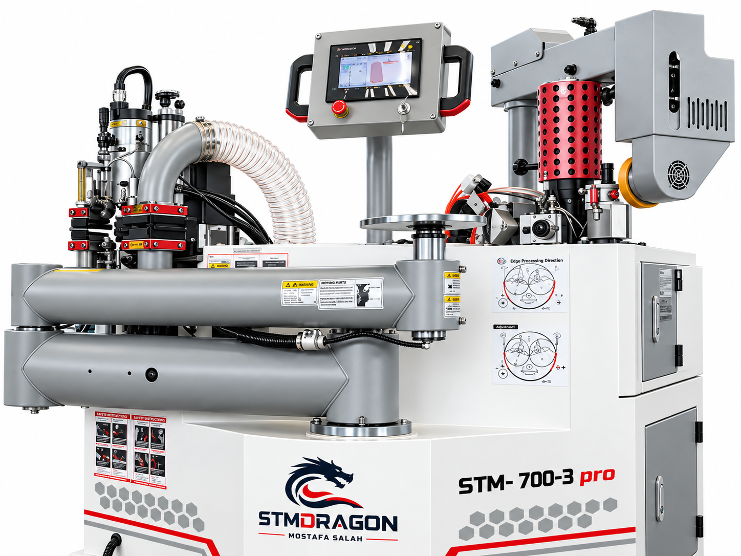 STMDRAGON STM-700-3 Pro Curve Edge Banding and Trimming Machine - Image 3