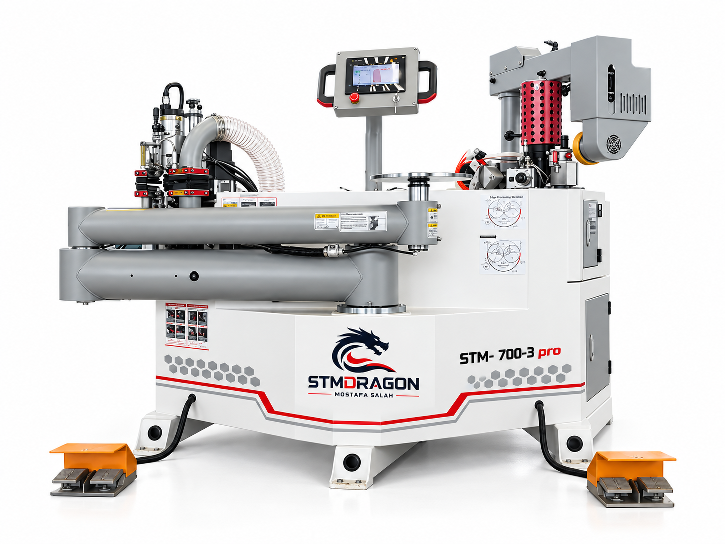 STMDRAGON STM-700-3 Pro Curve Edge Banding and Trimming Machine