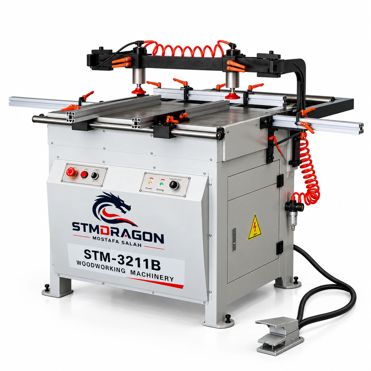 STMDRAGON STM-7211B 단열 드릴 목공 기계 모터 및 펌프 포함 힌지 보링용