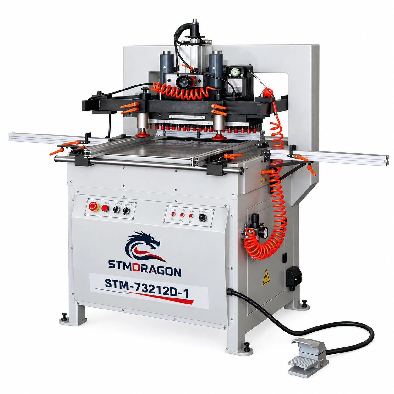 STMDRAGON STM-73212D-1 Multi Drilling Furniture Double Rows Wood Boring Machine - Image 4