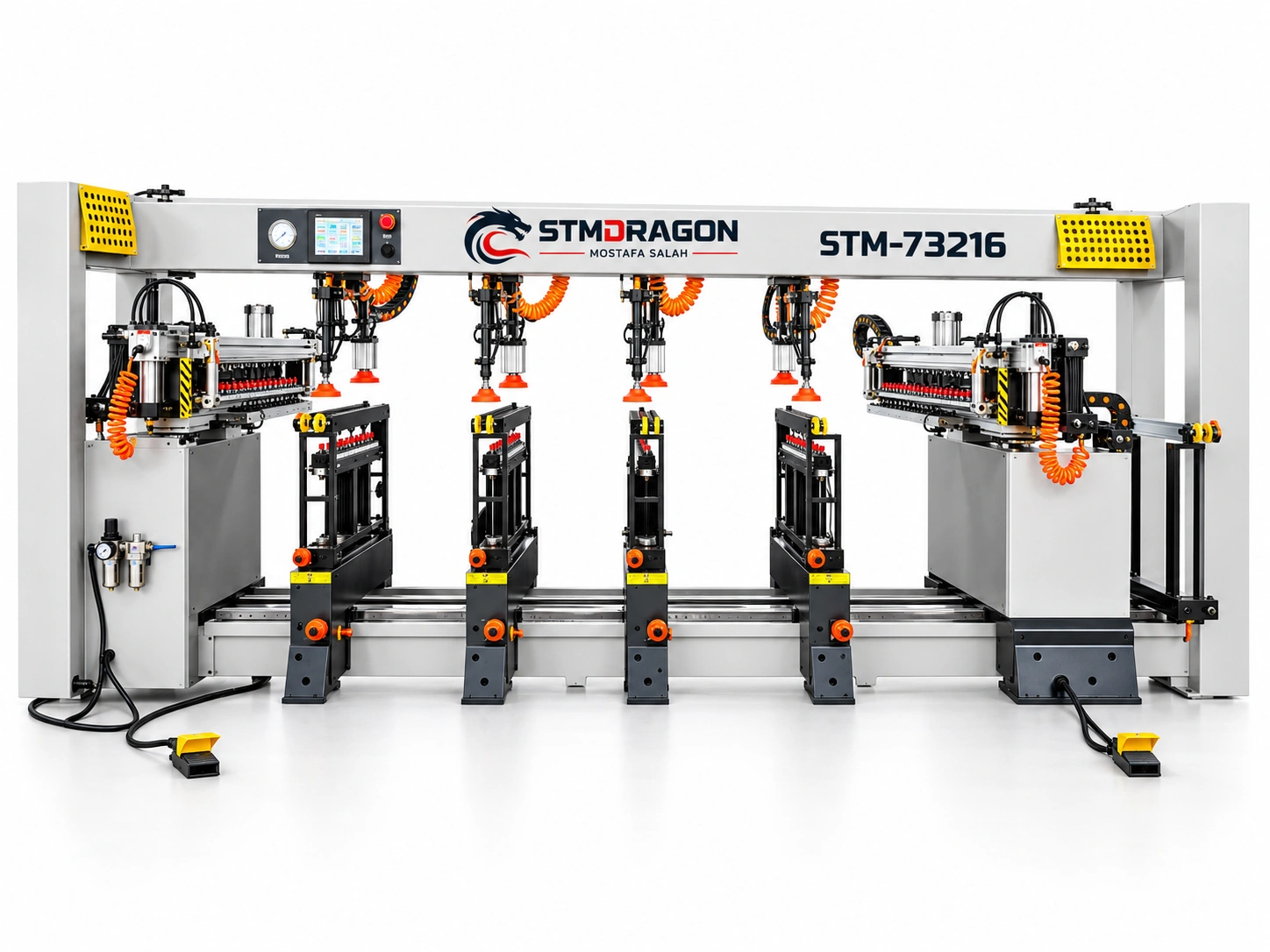 STMDRAGON STM-73216 Furniture Drilling Machine – 9kW Multi-Spindle CNC Drilling Machine