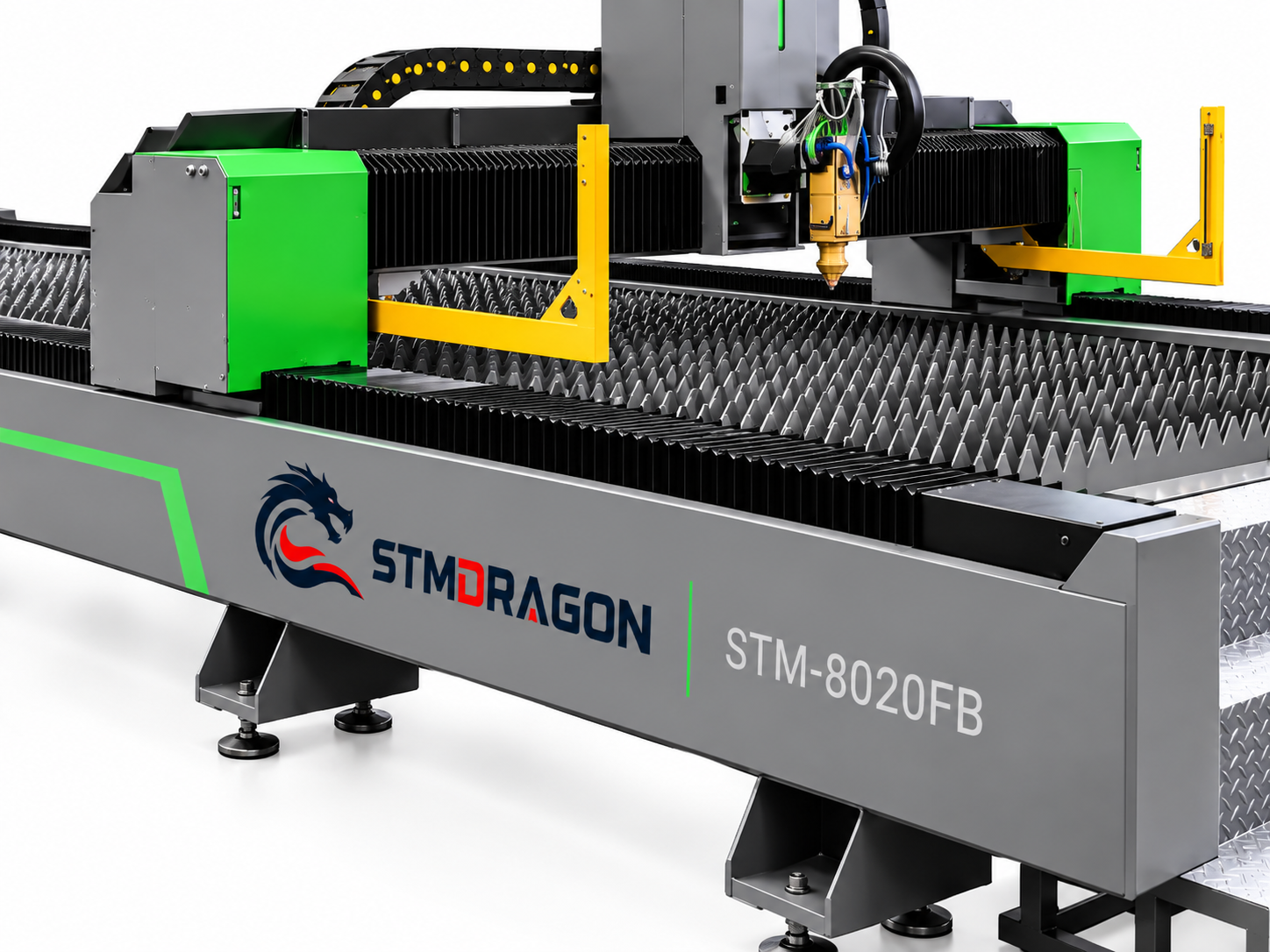 STMDRAGON STM-8020FB 6000W Bevel Fiber Laser Cutting Machine 8000×2000mm - Image 3