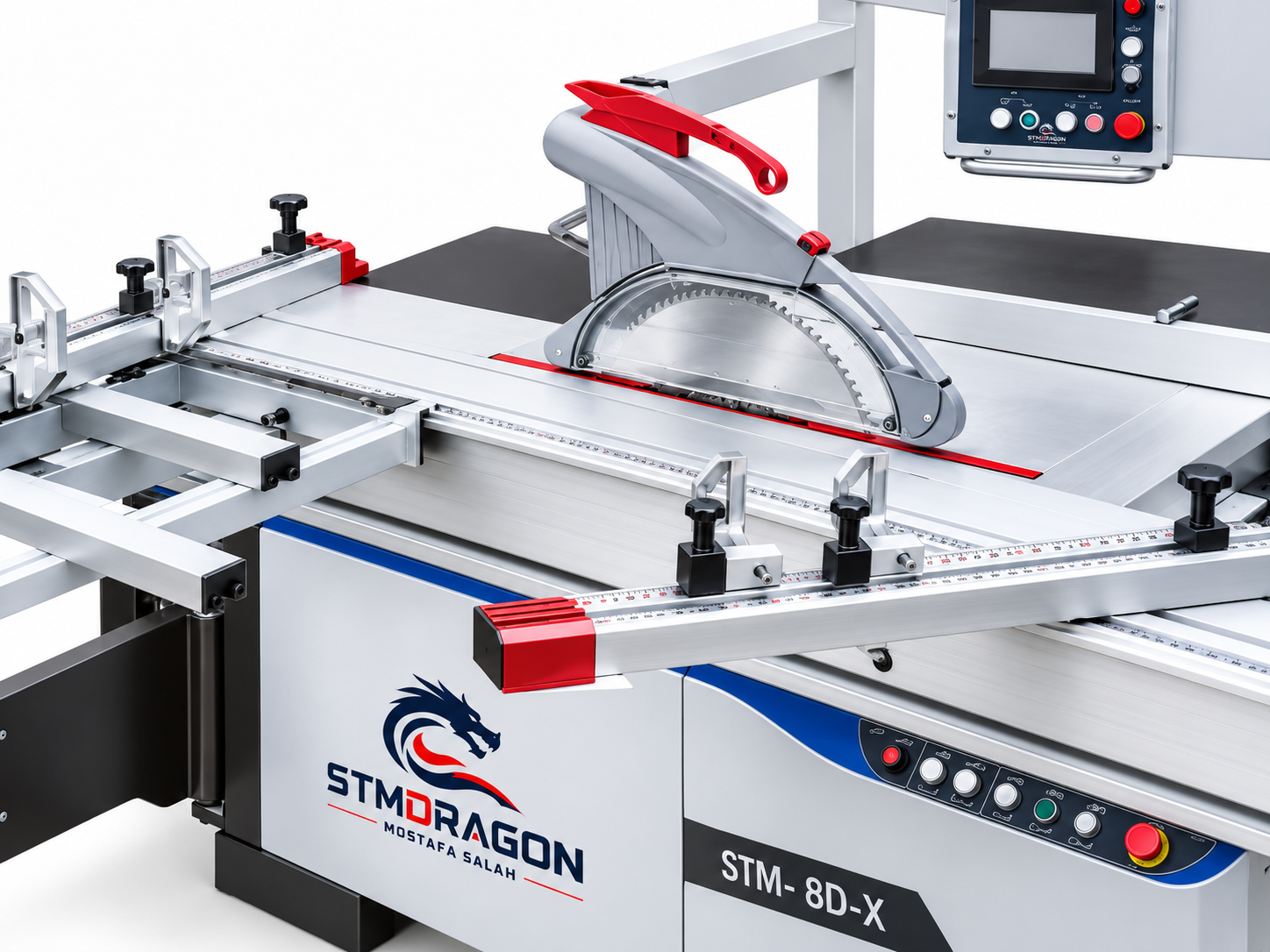 STMDRAGON STM-8D-X Automatic Panel Saw with Servo Rip Fence & Tilting Saw - Image 2