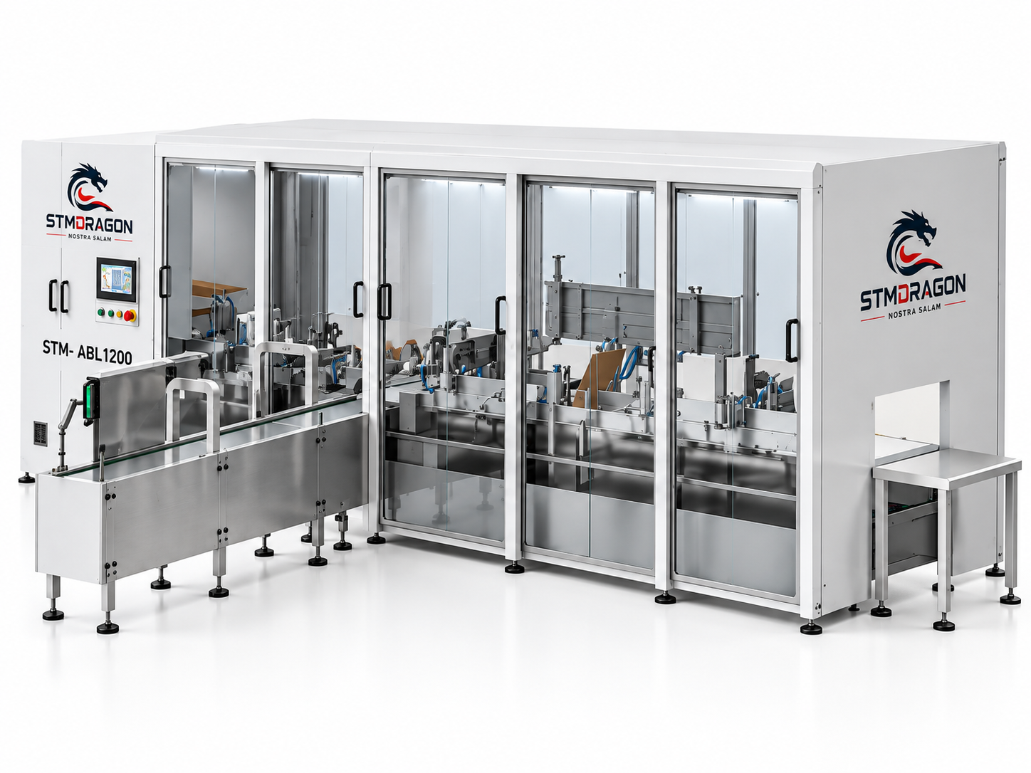 STMDRAGON STM-ABL1200 Corrugated Box Making & Packaging Line - Image 2