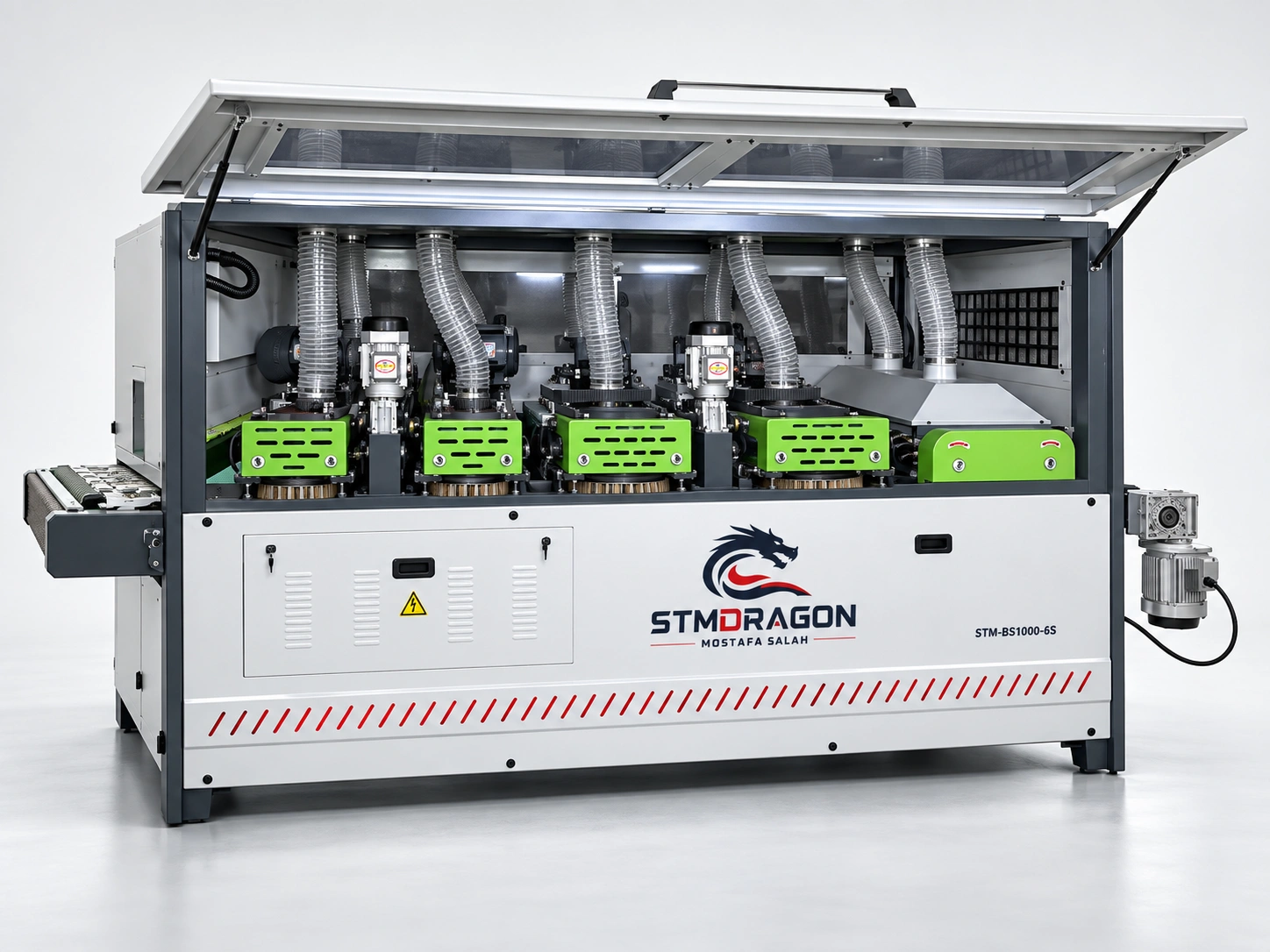 STMDRAGON STM-BS1000-6S Brush Sanding Machine for Wood