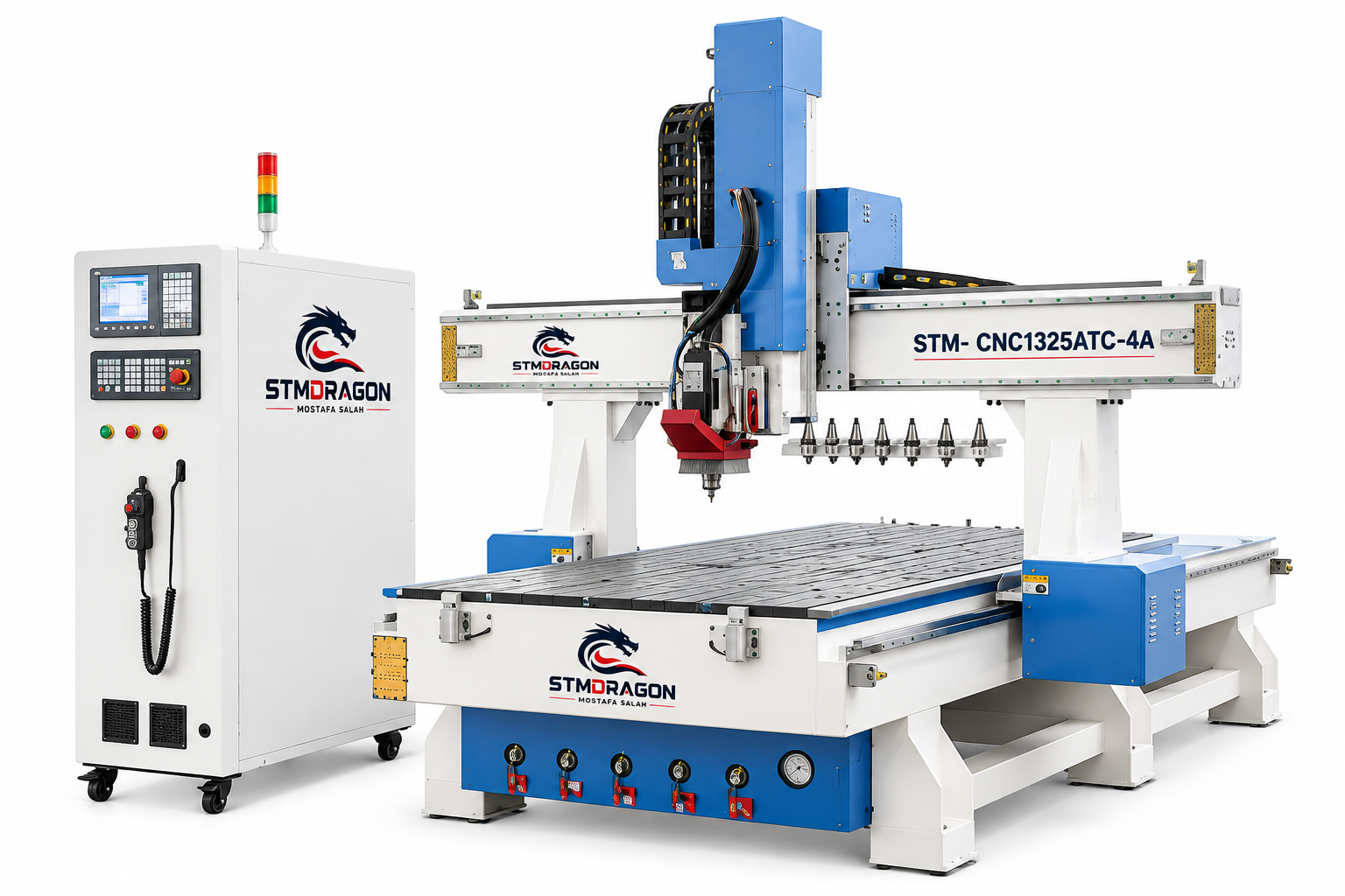 STMDRAGON STM-CNC1325ATC-4A 4-Axis ATC Door, Wall & Cabinet Integrated CNC Machine