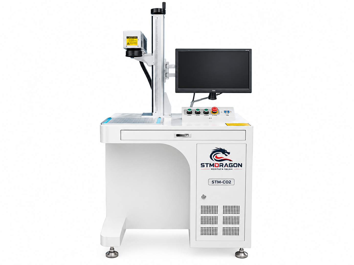 STMDRAGON STM-CO2 CO2 Laser Marking Machine for Non-Metal Materials